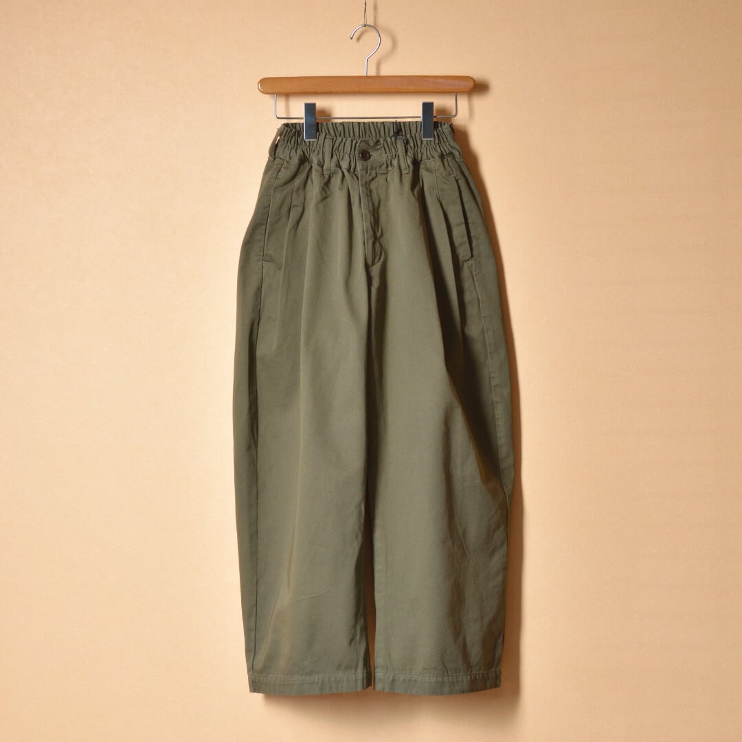 sasanqua by trees サザンカバイツリーズ チノクロスバナナトラウザー