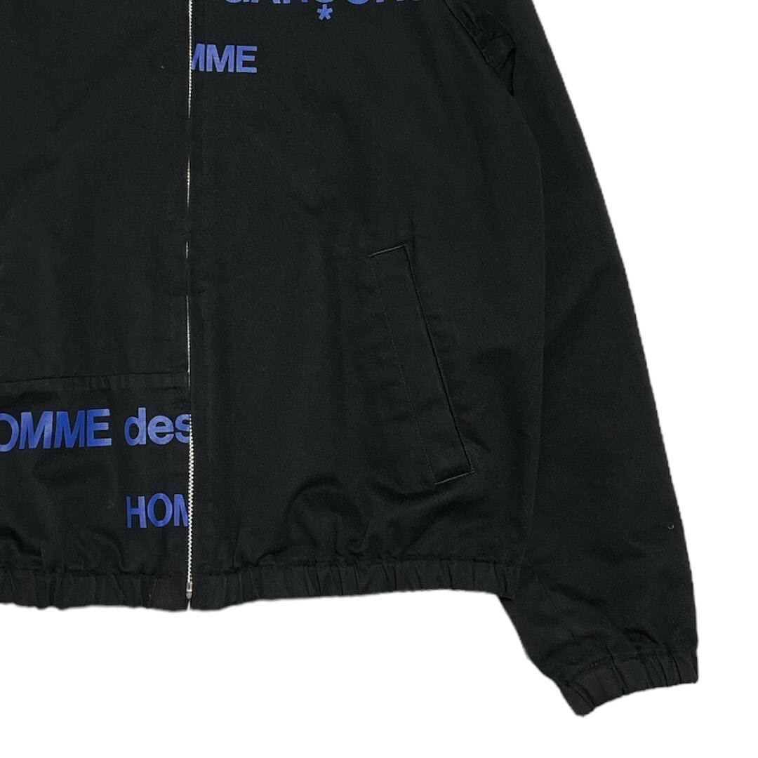 COMMEdes GARCONS HOMME Split Logo Hoodied Jacket 