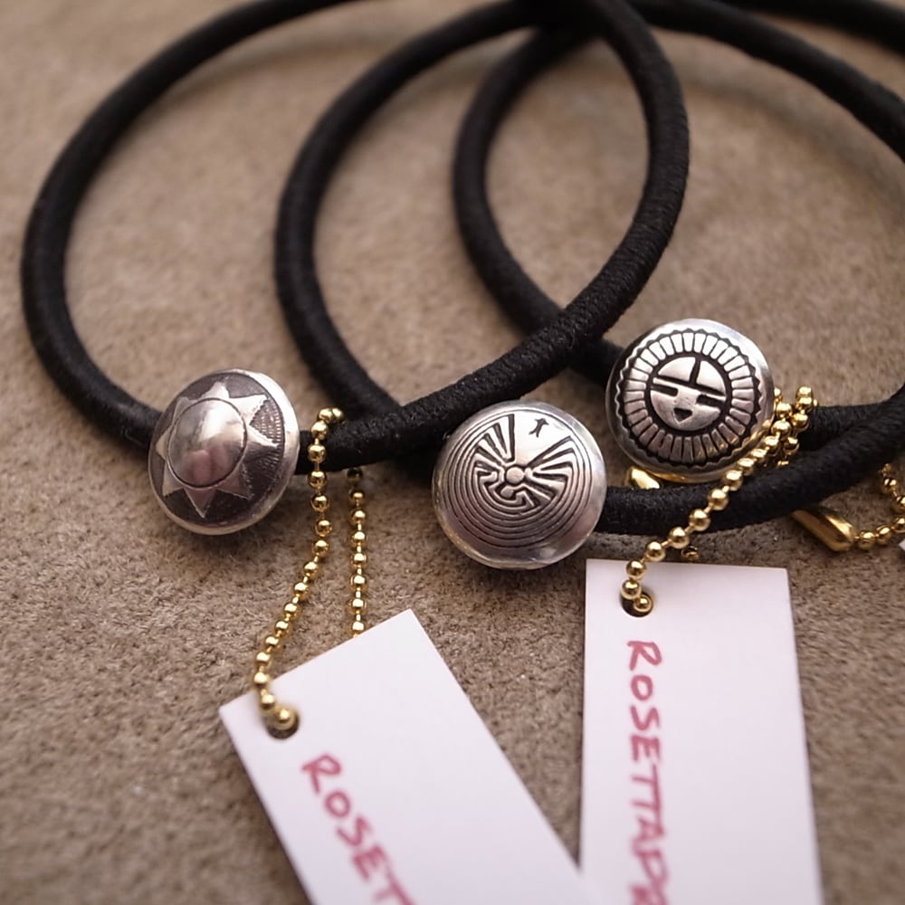 SILVER925 CONCHO HAIR GOM- APOLLO / シルバー925 コンチョヘアゴム