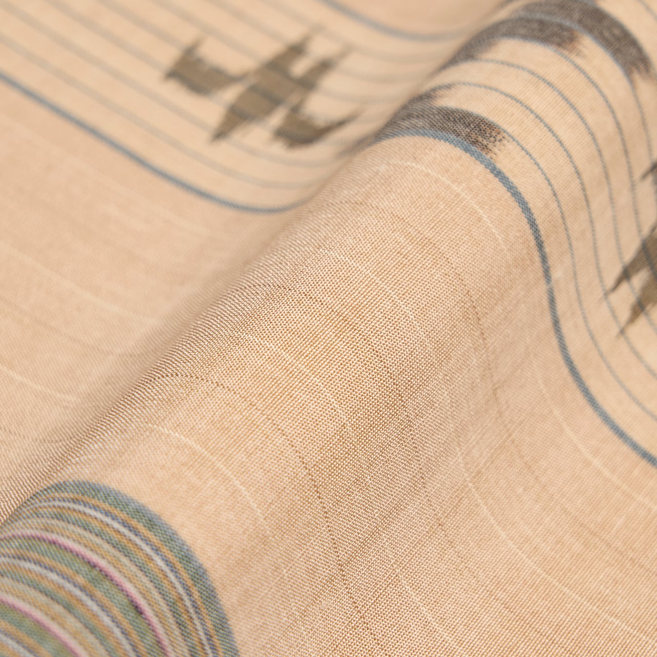 琉球絣 ツバメの模様 全通名古屋帯【中古】 | かわの屋