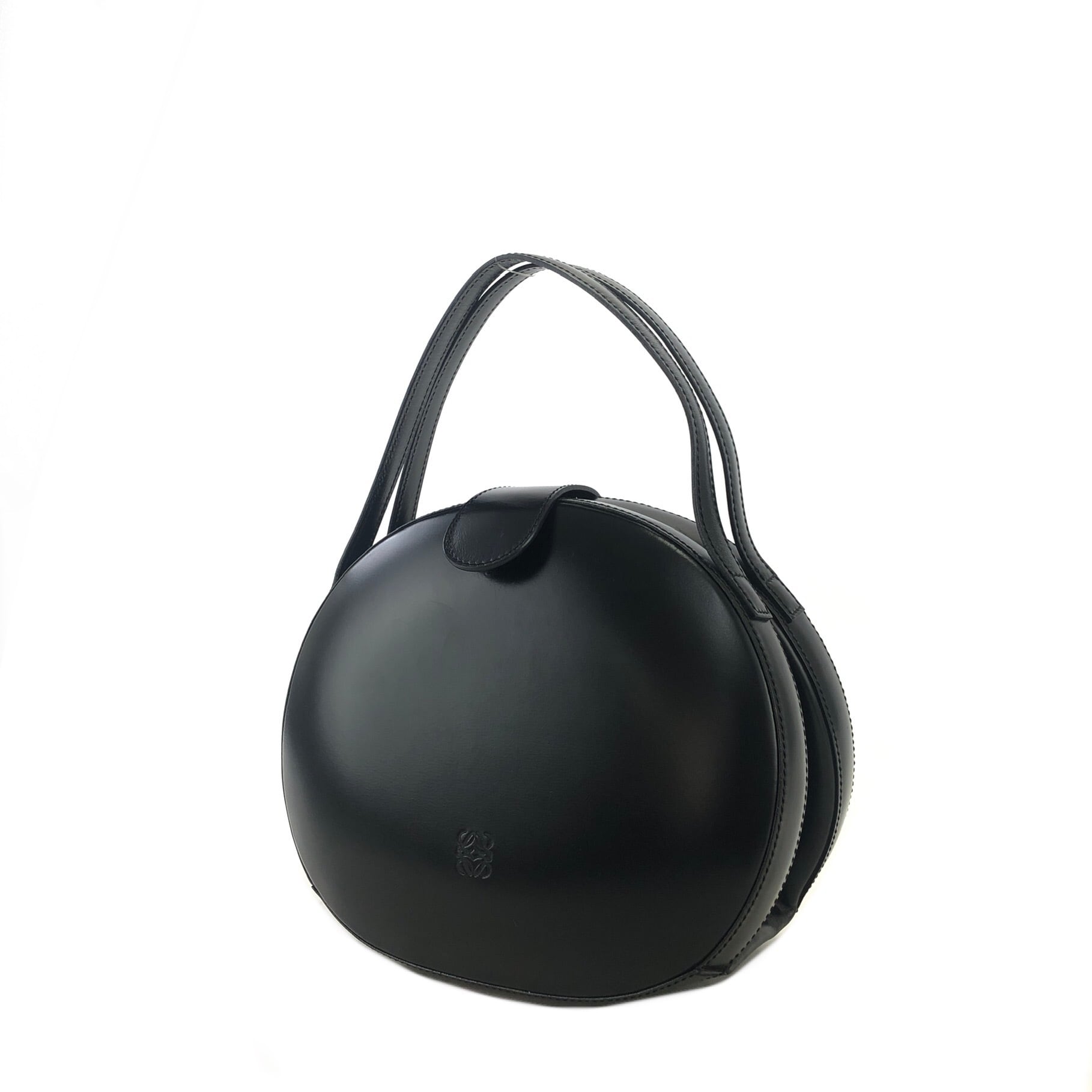 LOEWE ロエベ アナグラム レザー ラウンド 2way ショルダーバッグ