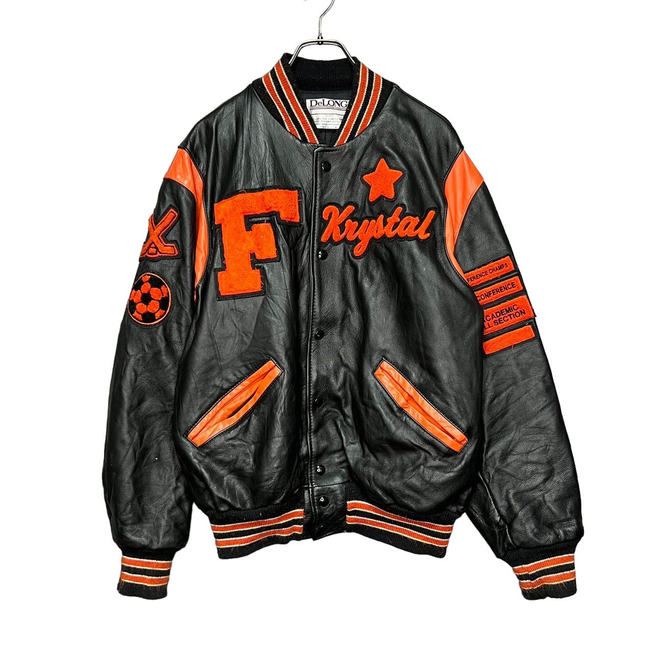 Made in USA】DeLONG レザースタジャン L | 古着屋OLDGREEN