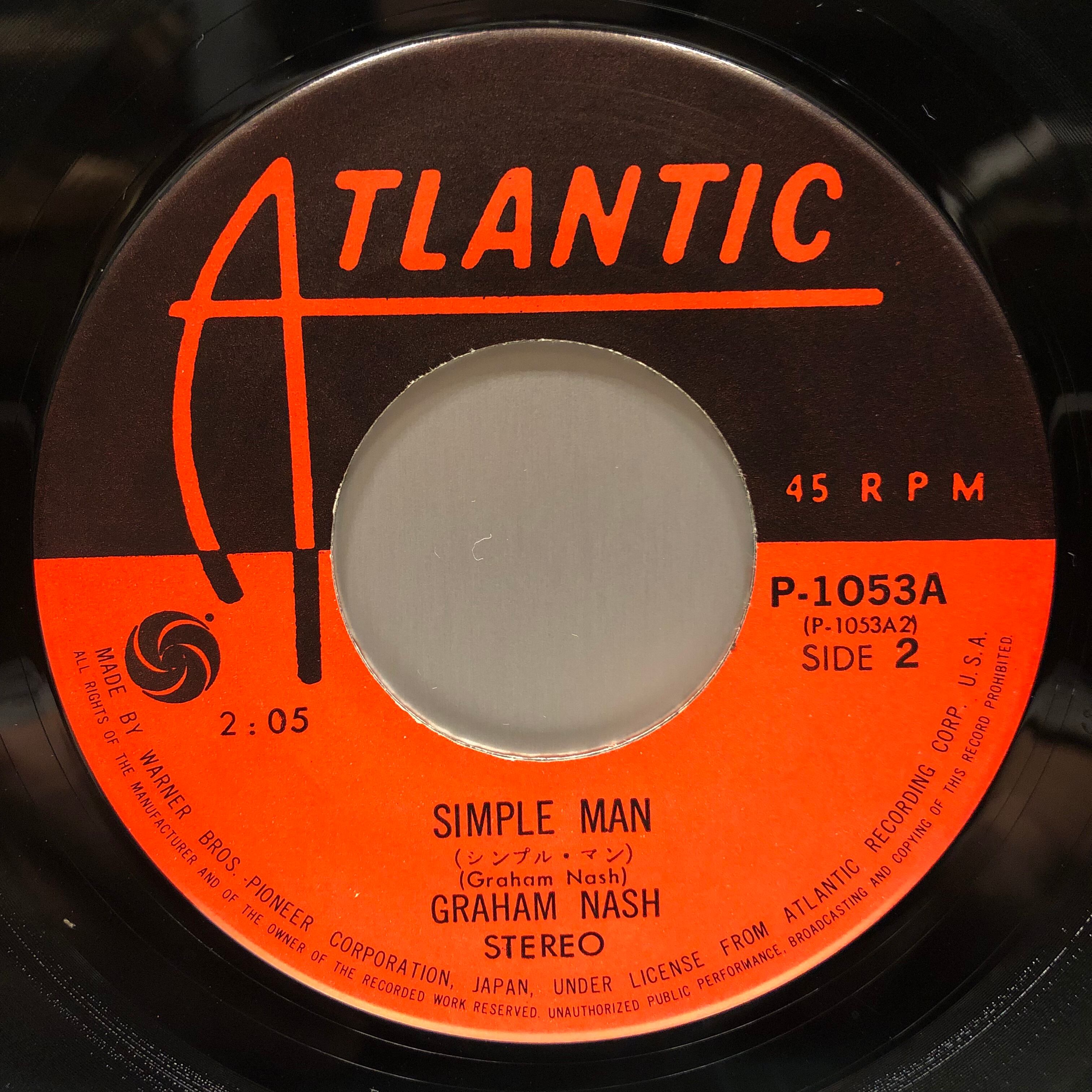 EP】グラハム・ナッシュ / シカゴ | Downtown Records 45 Branch