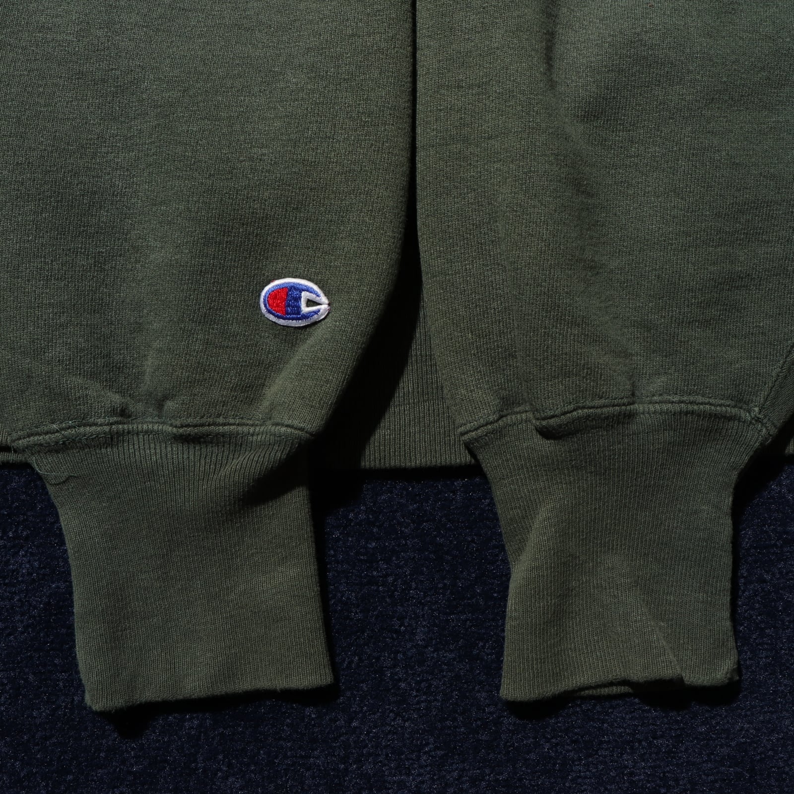 美品 XL 目無し ハンターグリーン 緑 90s USA リバースウィーブ