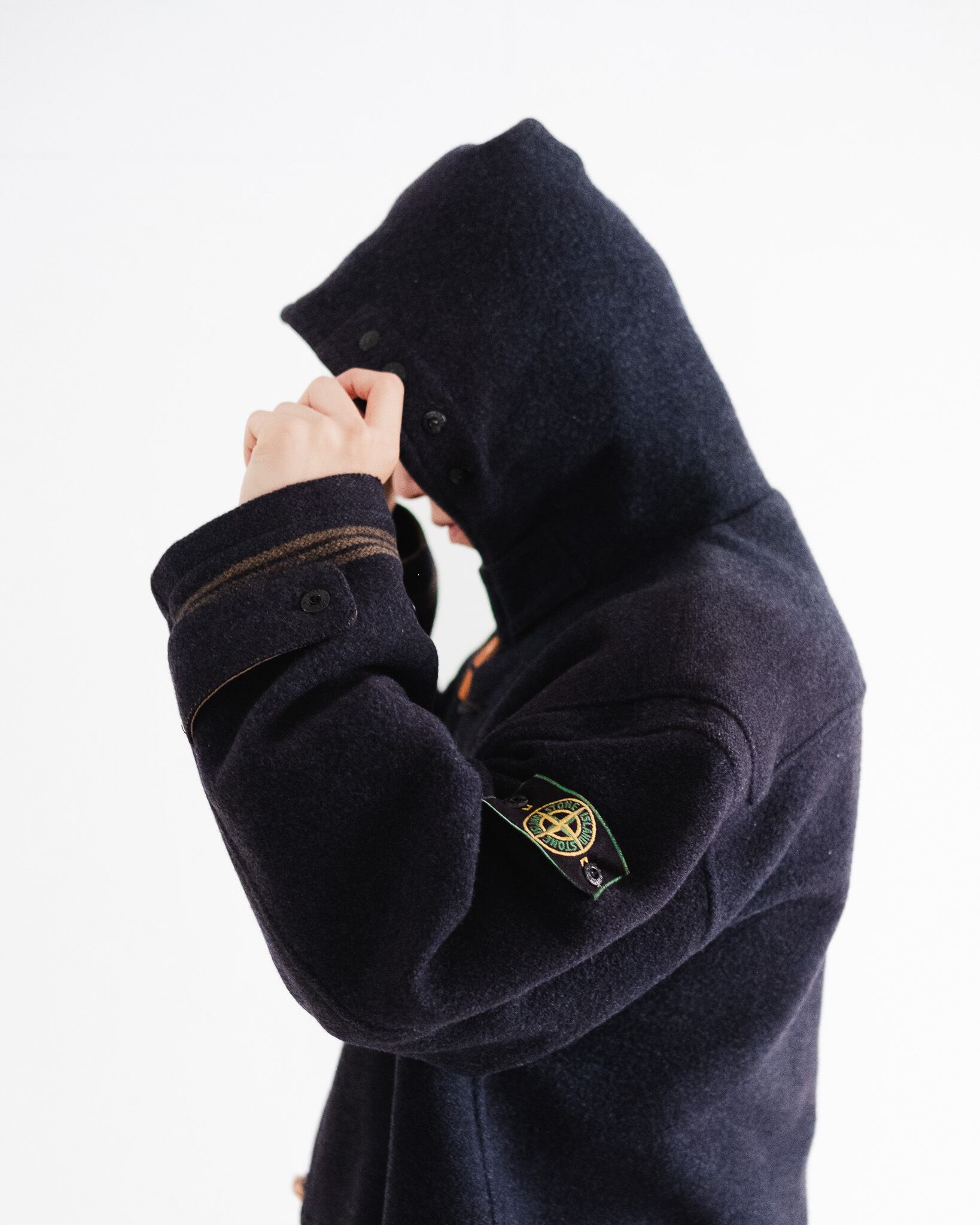 90's] “STONE ISLAND” MONTGOMERY Wool Duffle Coat | recollection