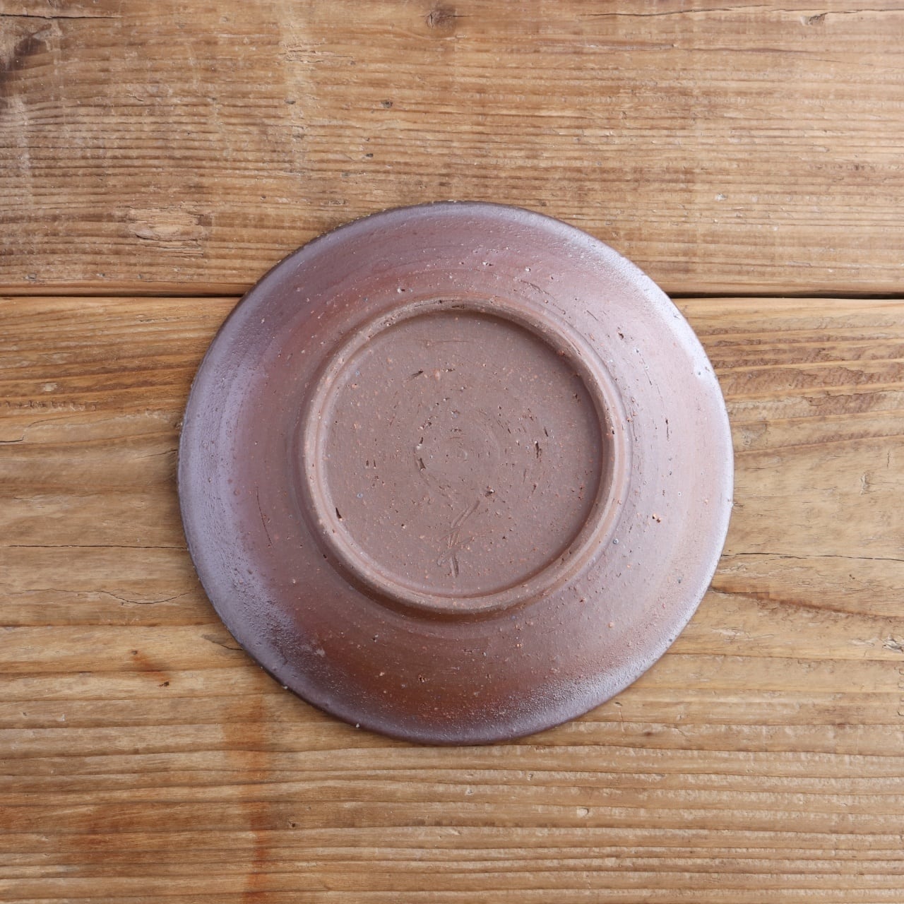 備前焼 ソーサー / プレート皿【胡麻 / ゴマ】 | 備前焼 焼きもん屋