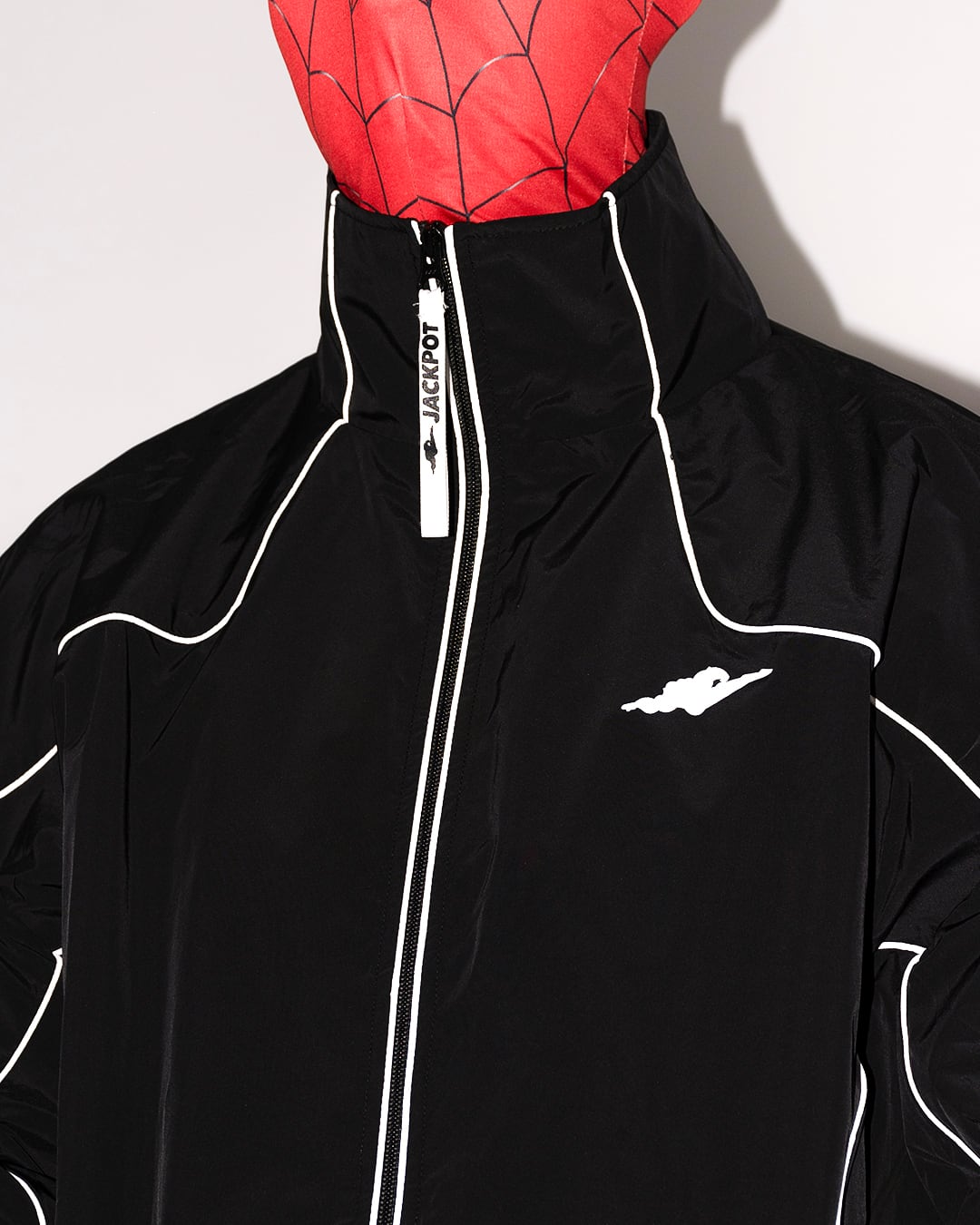 レトロジムナイロンジャケット ブラック | JACKPOT MARKET