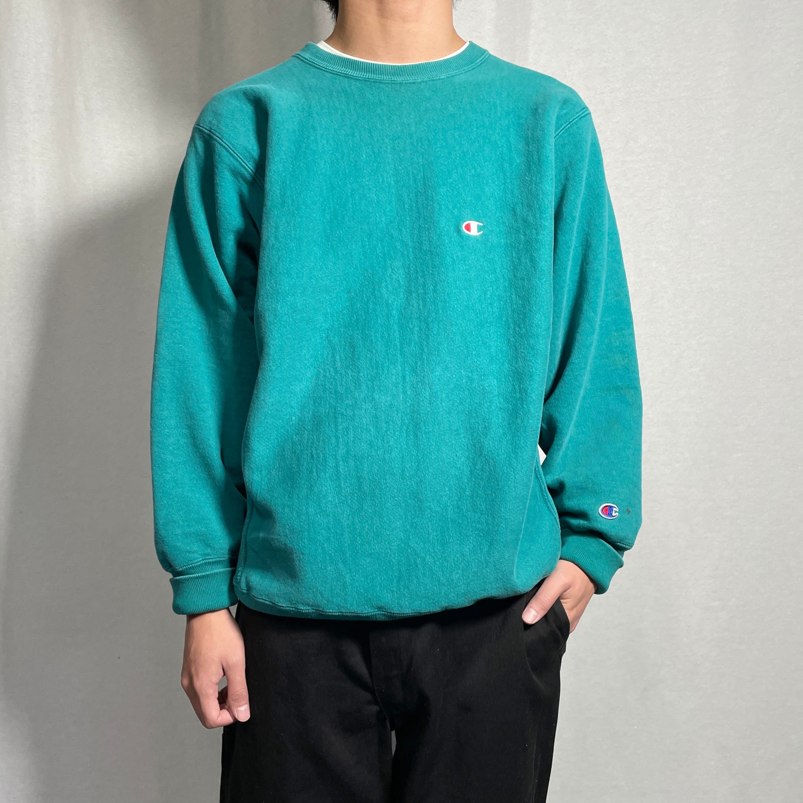 90's Champion REVERSE WEAVE USA製 目無しスウェット M お得な