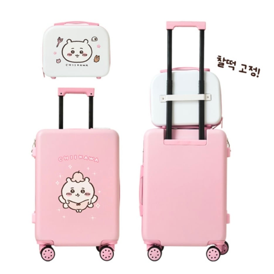 韓国限定】chiikawa carry case 2types / ちいかわ ハチワレ スーツ