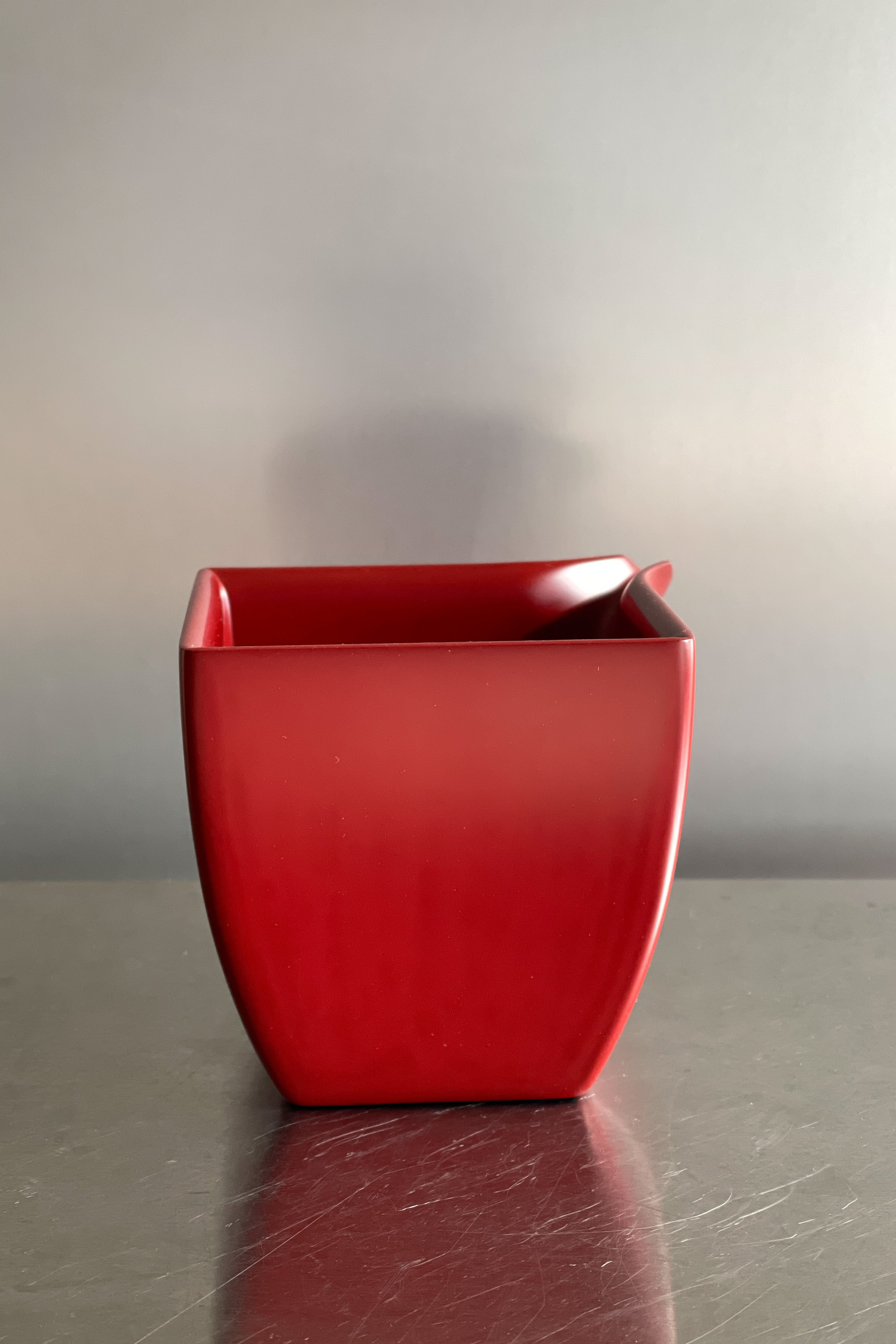 四方片口 小 本朱 輪島キリモト wk2311_095 （ご予約承り） | web-shop