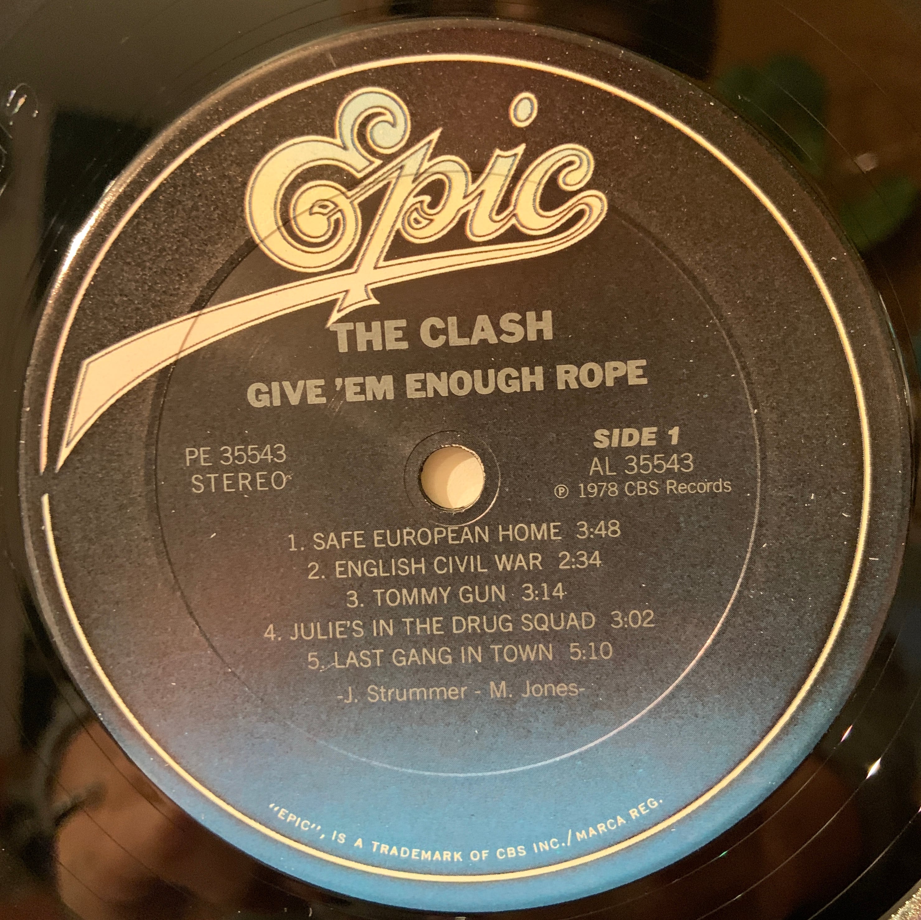 LP】THE CLASH/Give 'Em Enough Rope | SORC 中古アナログレコード専門店