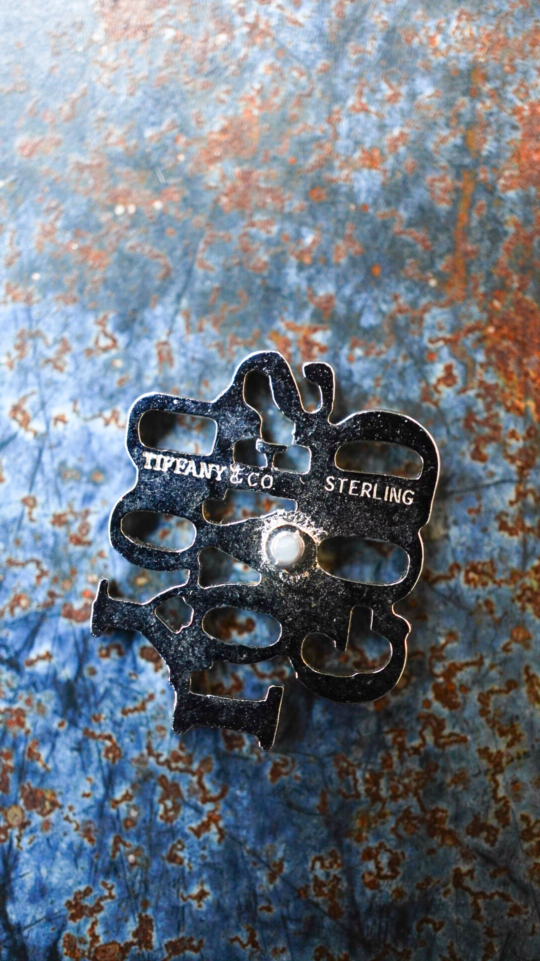 1970s】TIFFANY&Co. ティファニー GOD LOVES YOU ピンバッチ