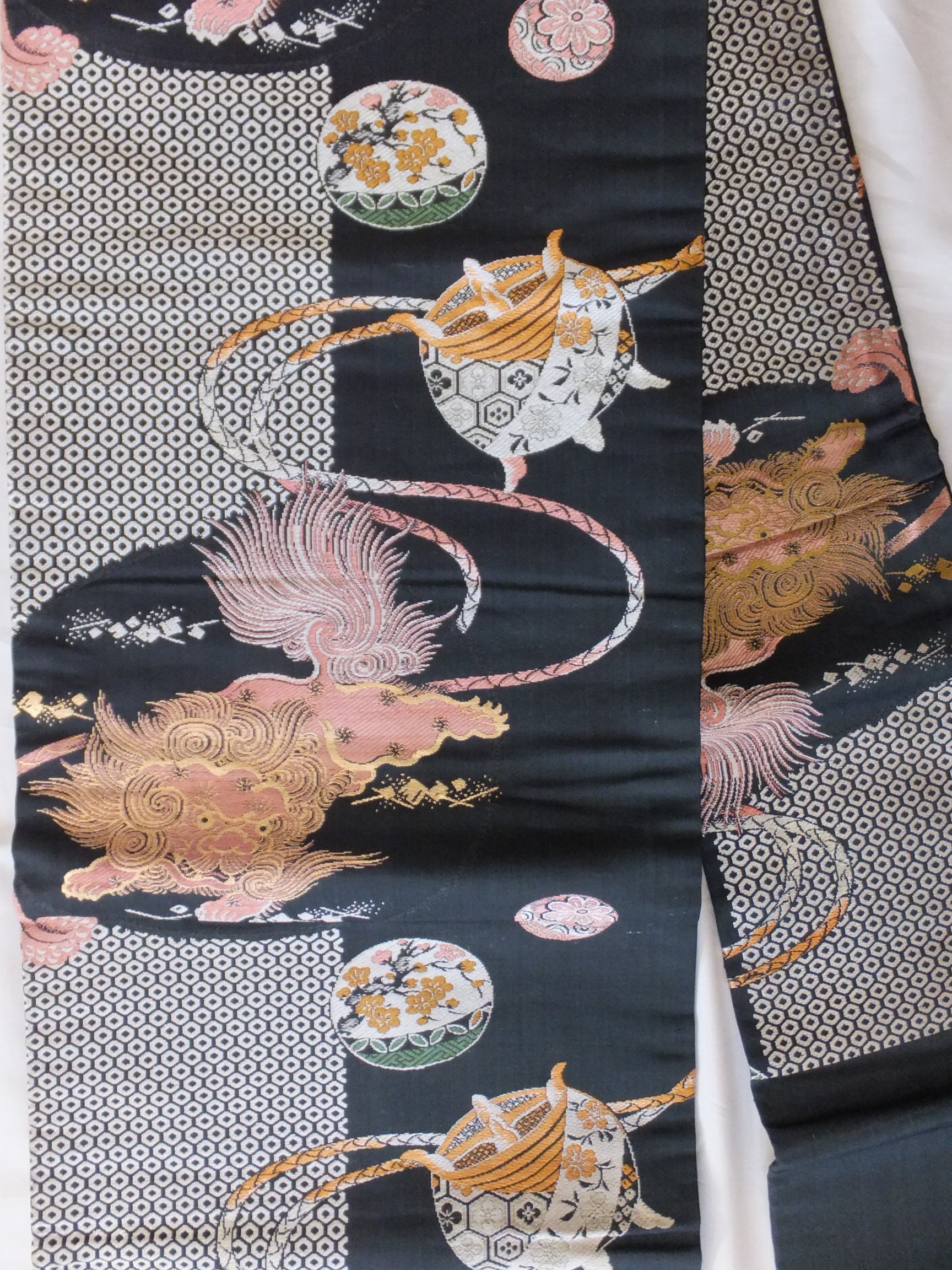 名古屋帯 唐獅子牡丹 アンティーク | 桃庵 momoann