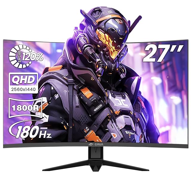 在庫セール』CRUA ゲーミングモニター 27インチ WQHD 2560x1440 180Hz
