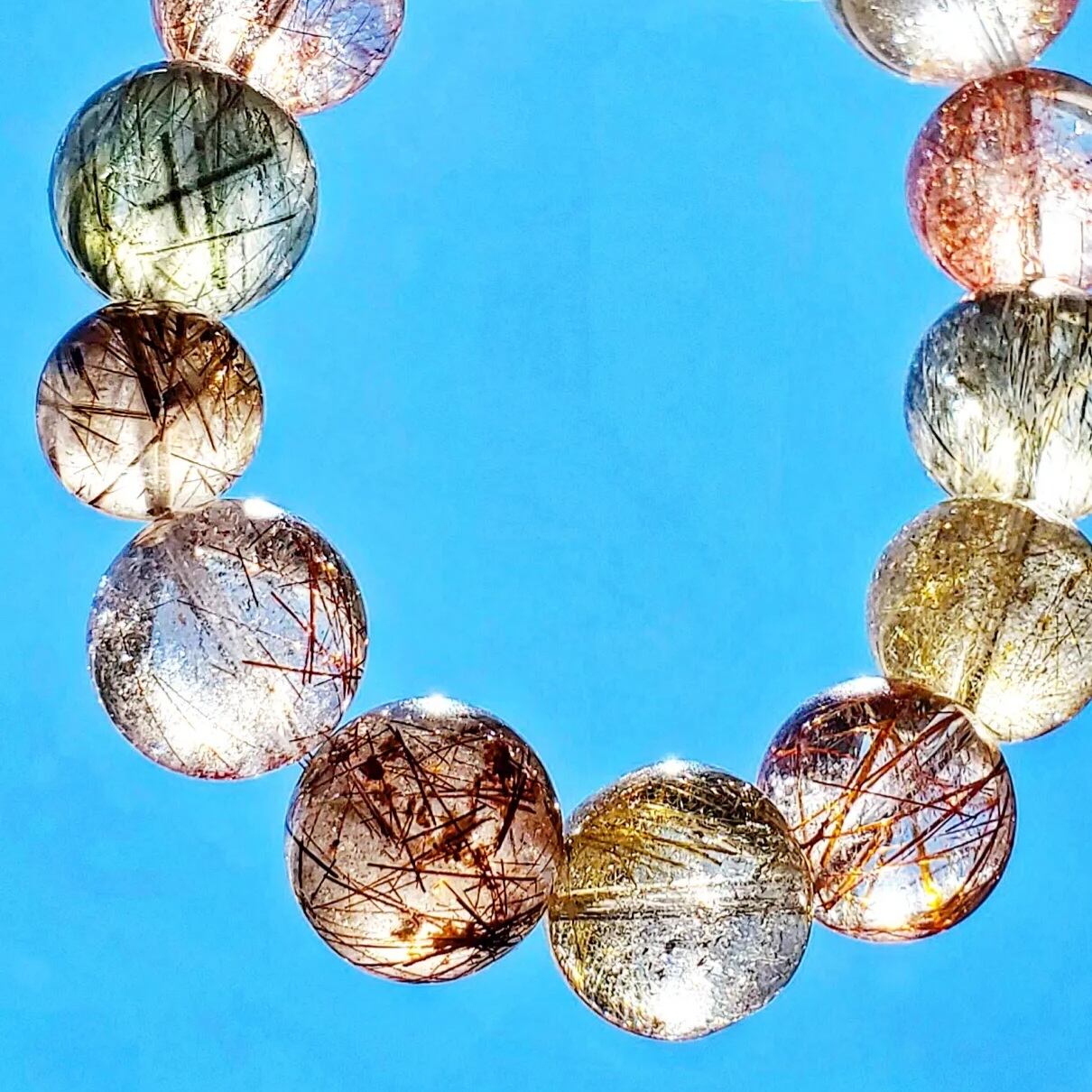 大玉〉ミックスルチルクォーツ | gemgem garden ( ジェムジェム ガーデン )