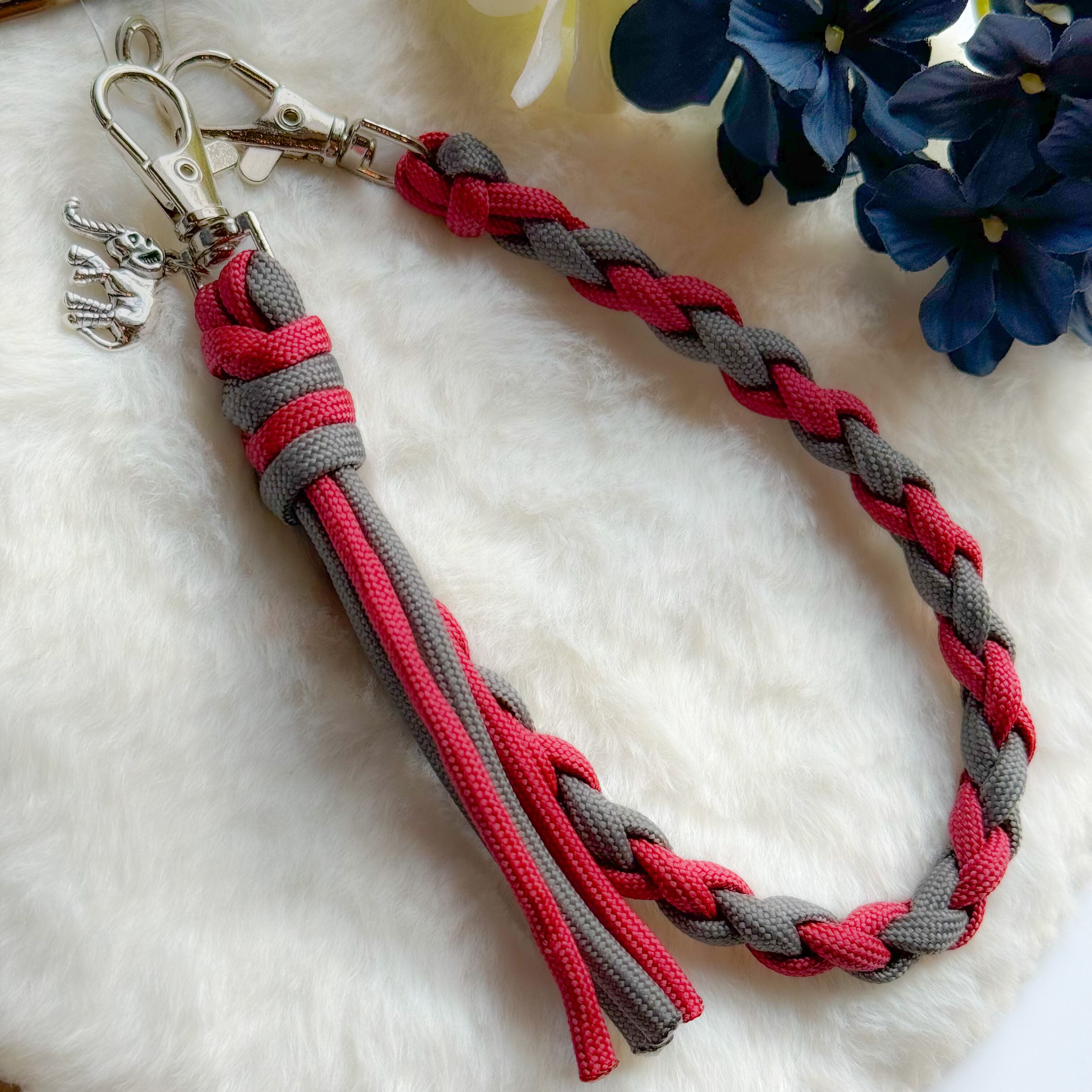 パラコード ハンドメイド スマホストラップ ストラップ | tie