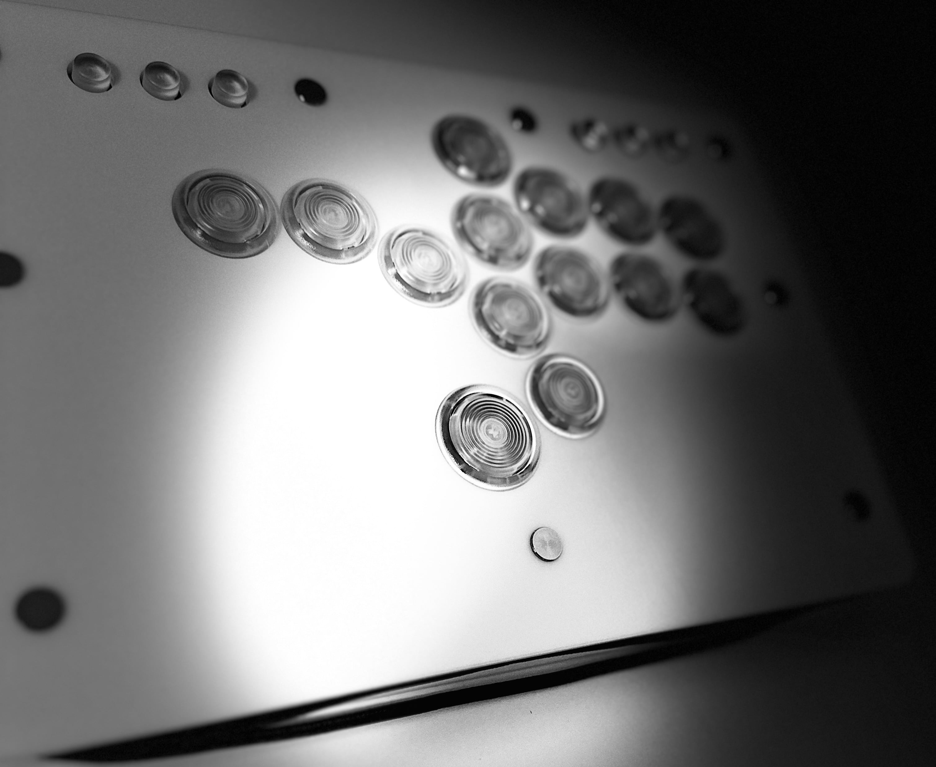 輸入新品】 PUNK WORKSHOP MINI HITBOX White レイアウトB レバーレス