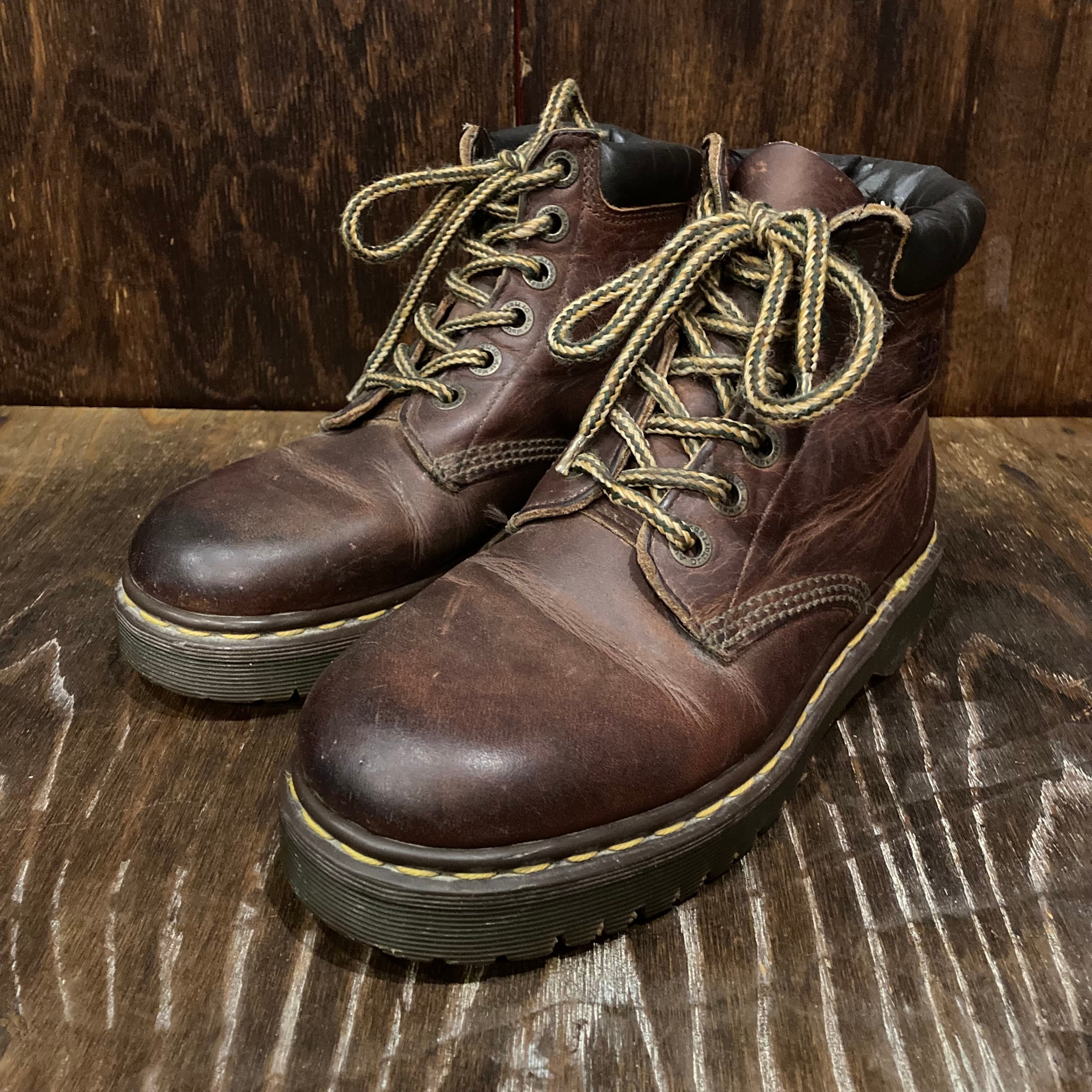Dr.martens ドクターマーチン 6ホール レザーブーツ イングランド製 茶