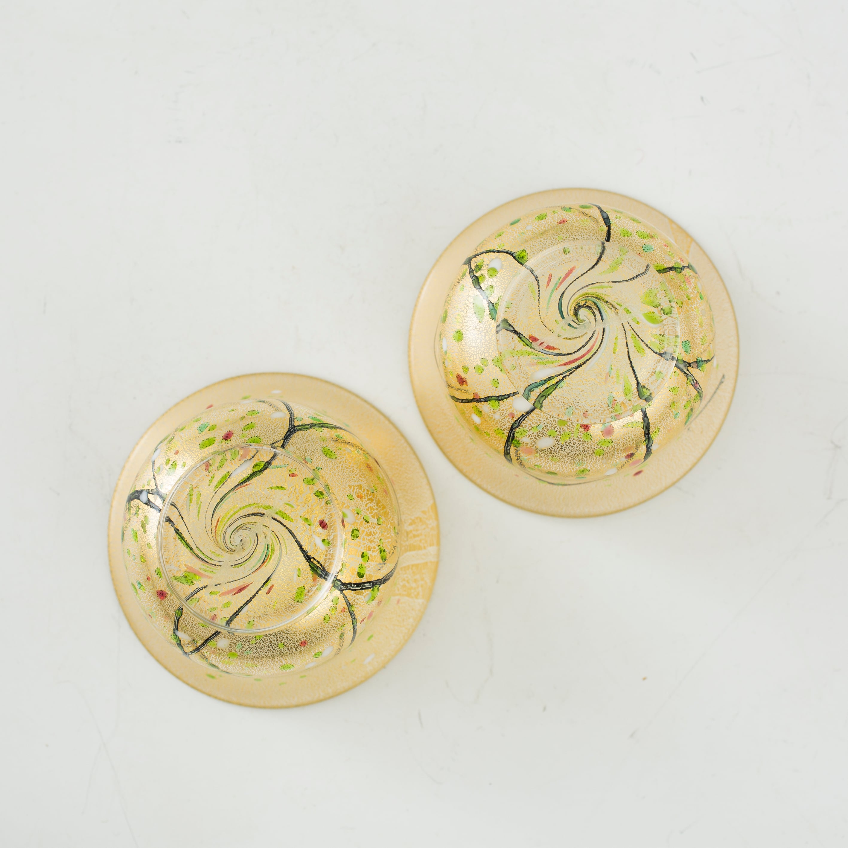 黒木国昭 金彩象嵌 酒器 光琳 徳利 盃 ペア セット ガラス 硝子 現代の