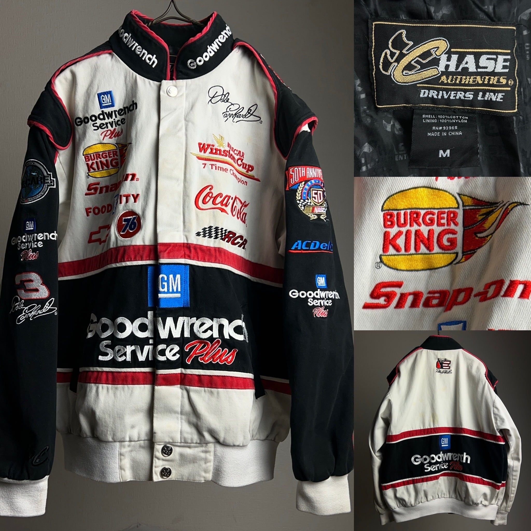 CHASE AUTHENTICS Racing Jacket SIZE M レーシングジャケット 刺繍