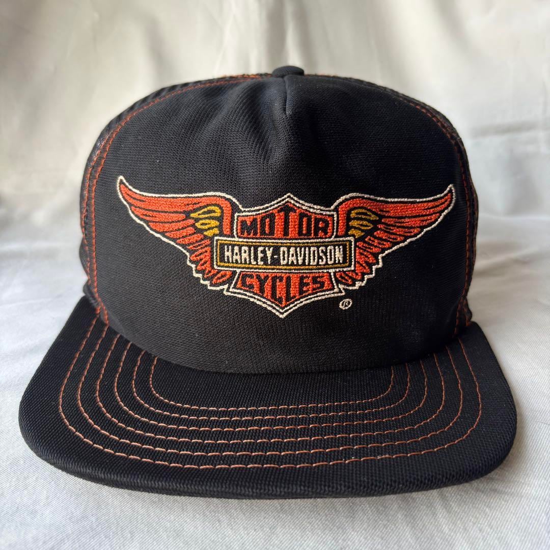 80s ハーレーダビッドソン キャップ USA製 アメリカ製 ビンテージ 帽子