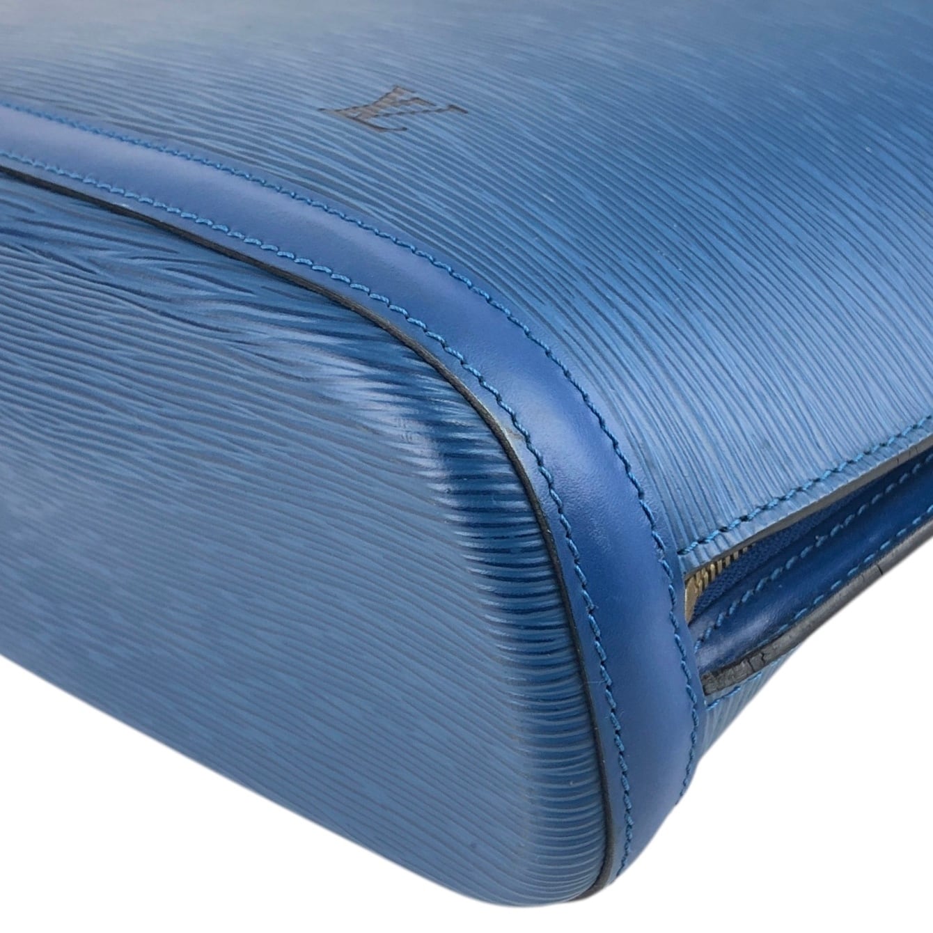 LOUIS VUITTON ルイヴィトン エピ トートバッグ ブルー レザー