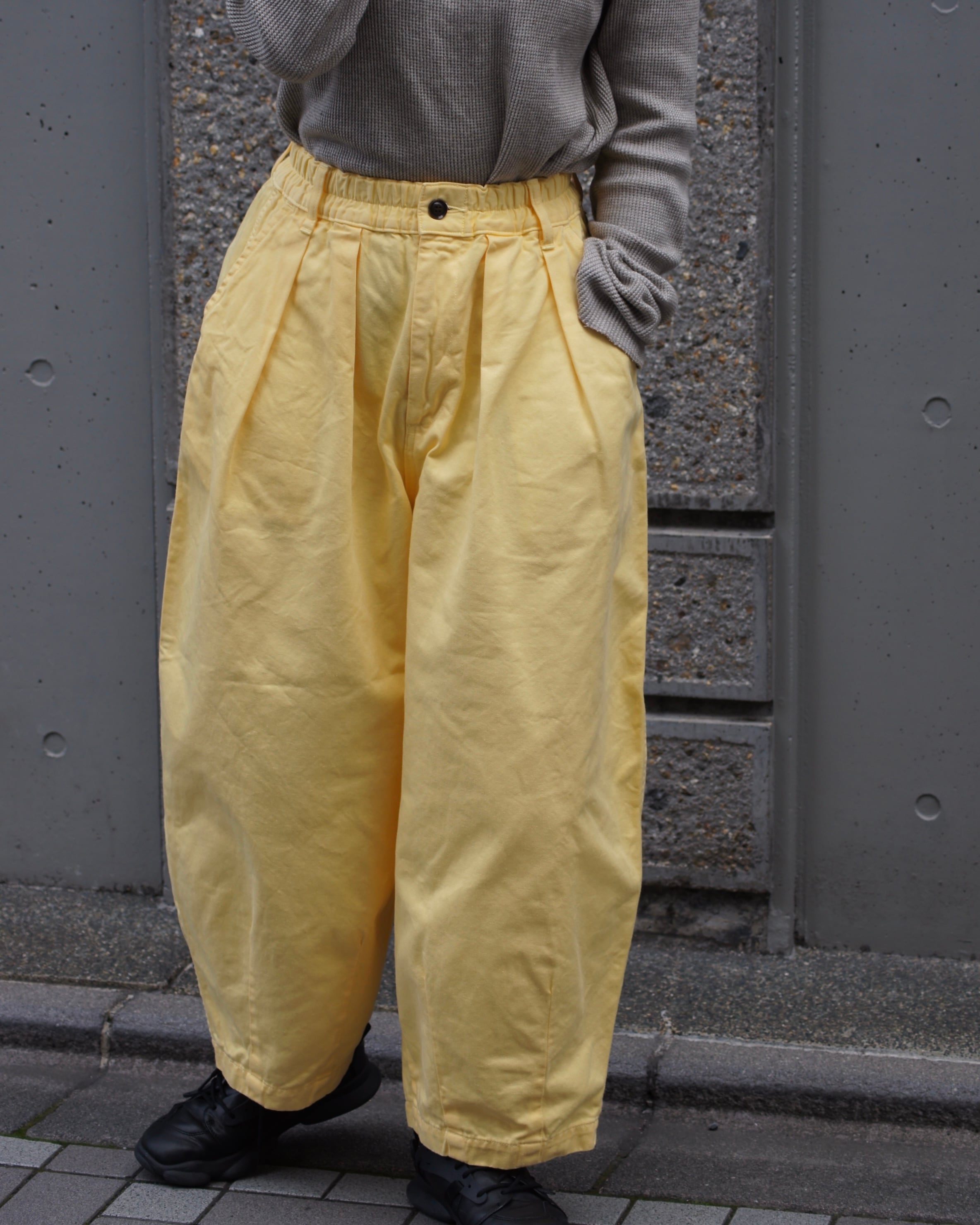 HARVESTY】CHINO CIRCUS PANTS / YELLOW | ROGER'S North land