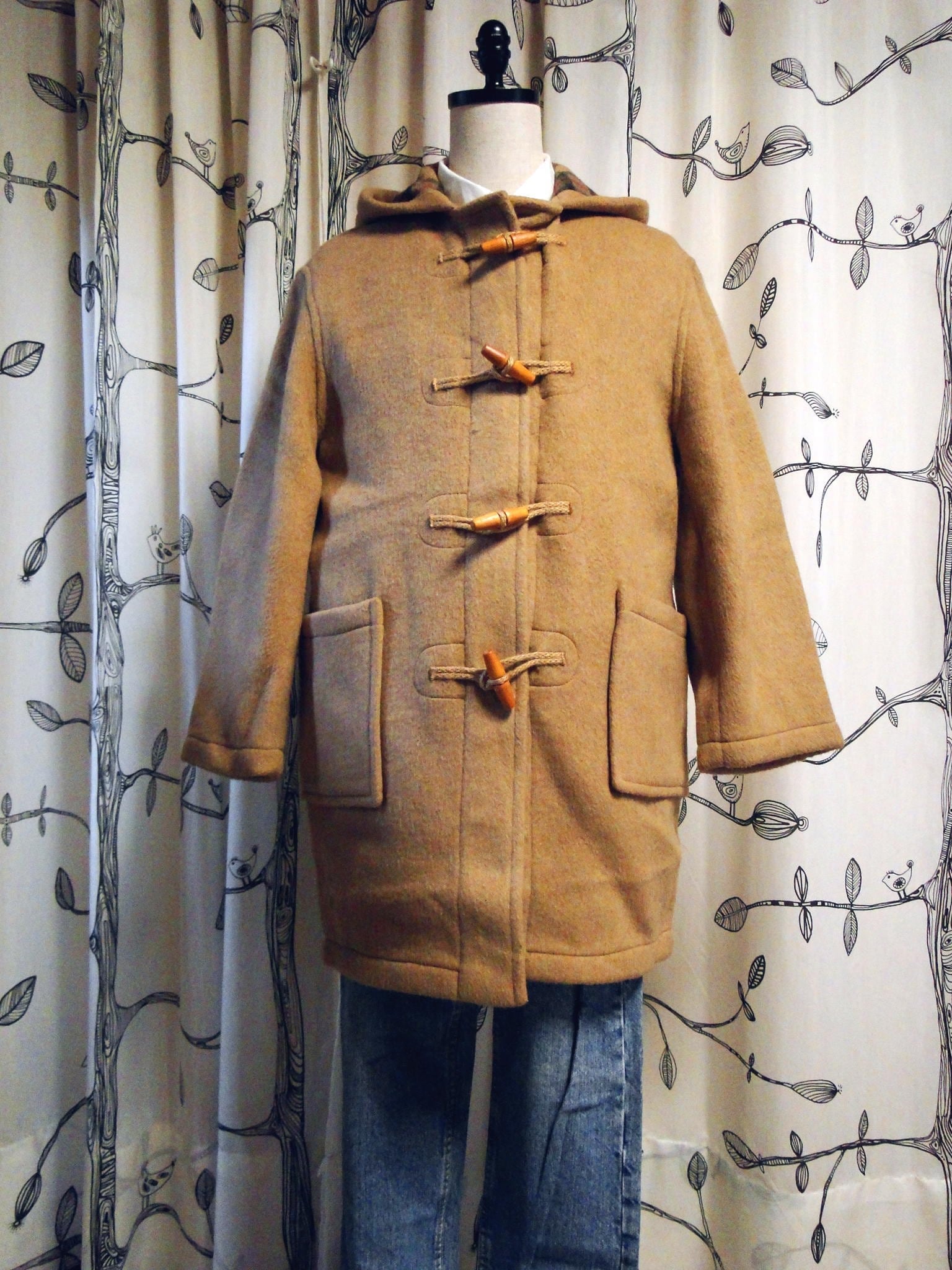 90's デッドストック ダッフルコート 38US:38 レディーススタイル FRED