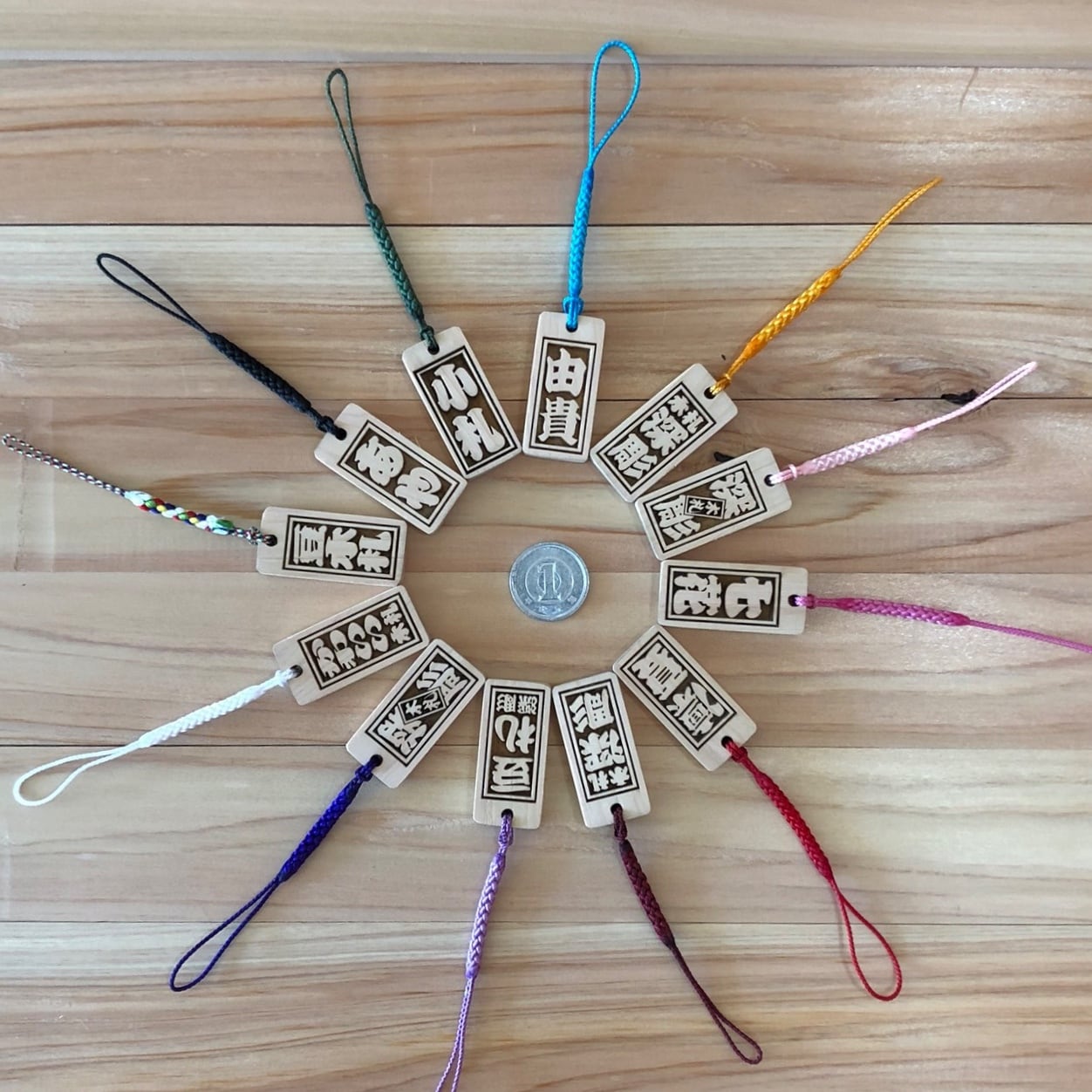 ◎豆木札◎ 深彫り☆ ミニ木札 千社札 喧嘩札 ✨迫力の深彫り6ミリ厚