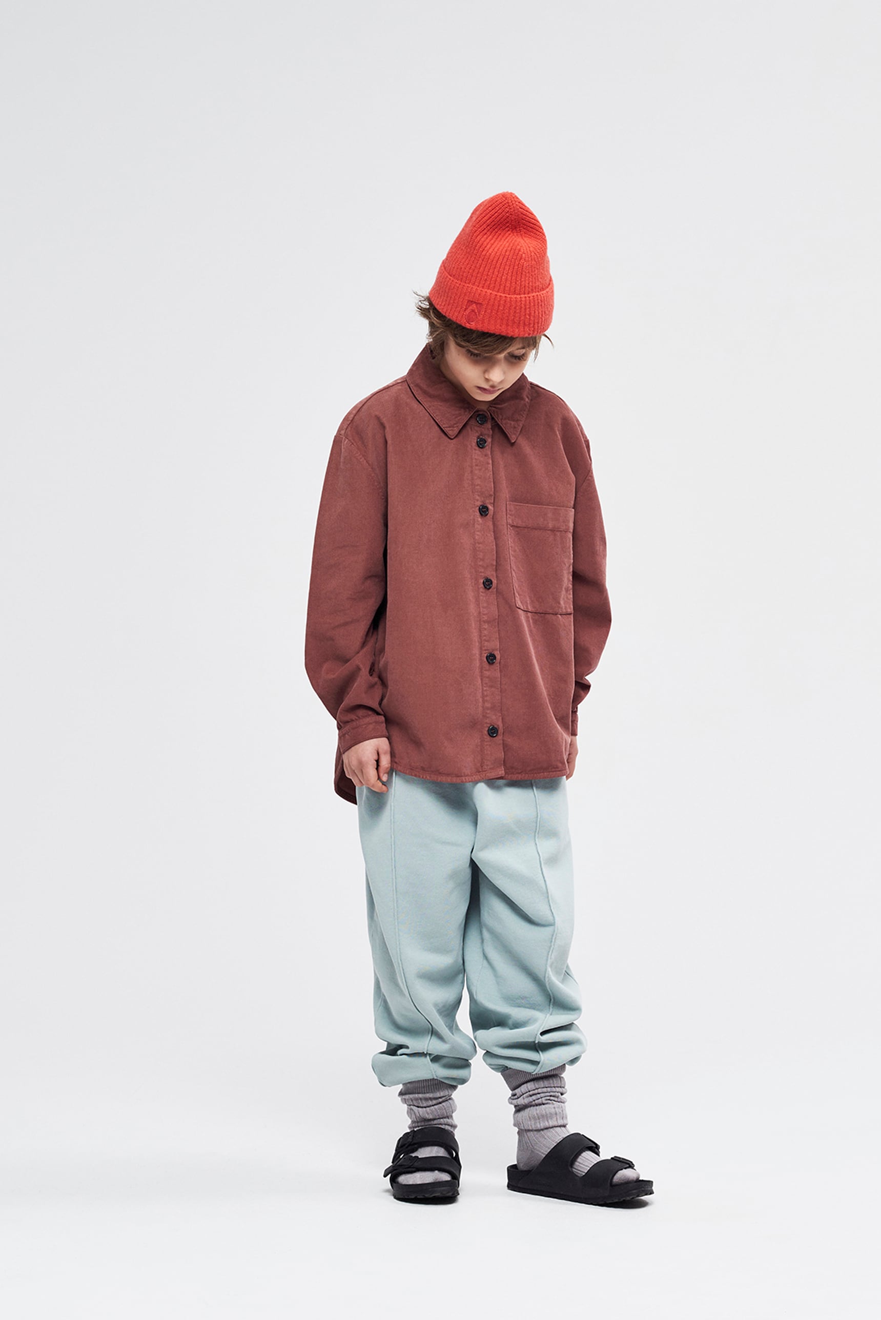 main story 2021AW》Shirt / Cognac / 8Y | cirkel mote