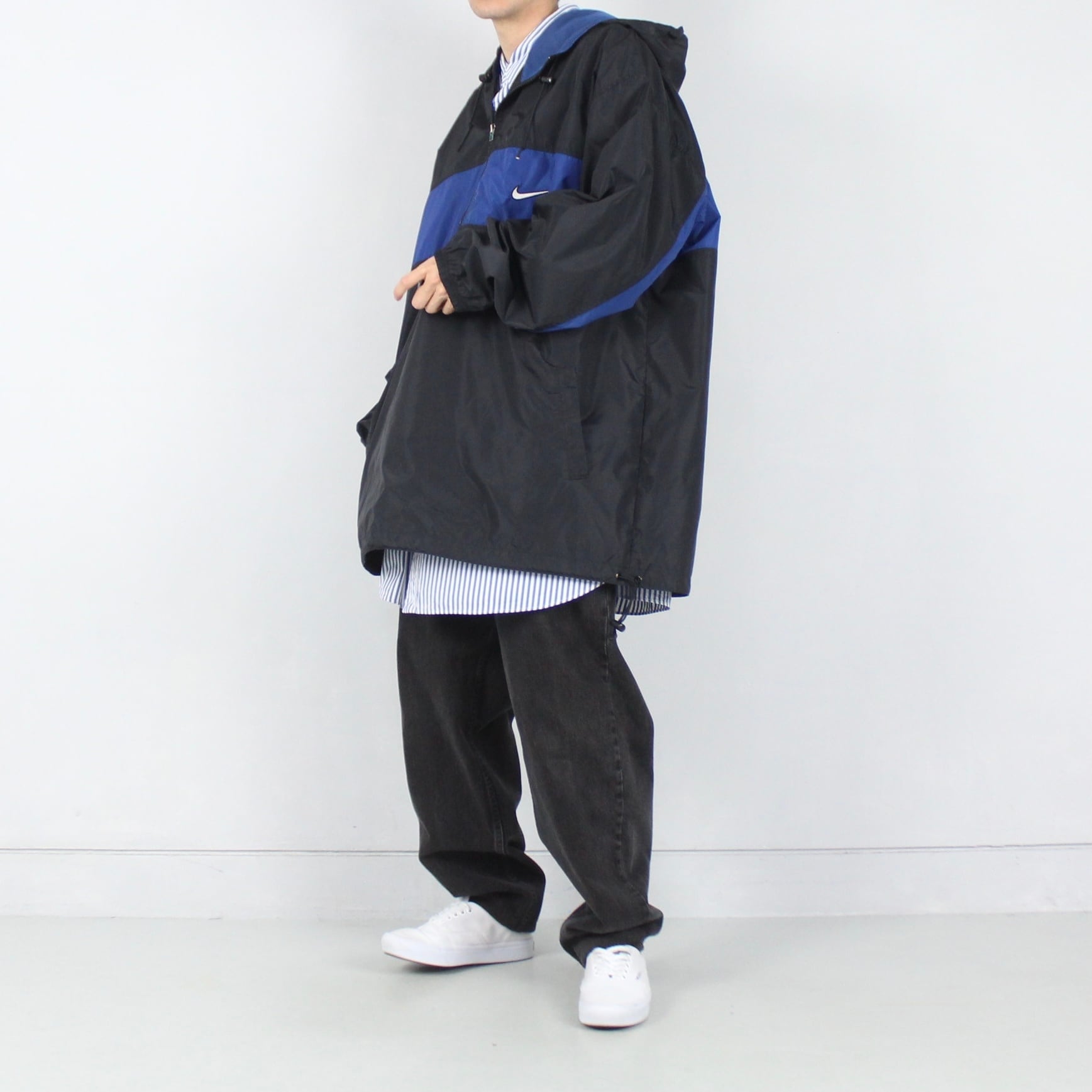 NIKE XXLオーバーサイズ ナイロン アノラックパーカー【FF-5248】 | cv