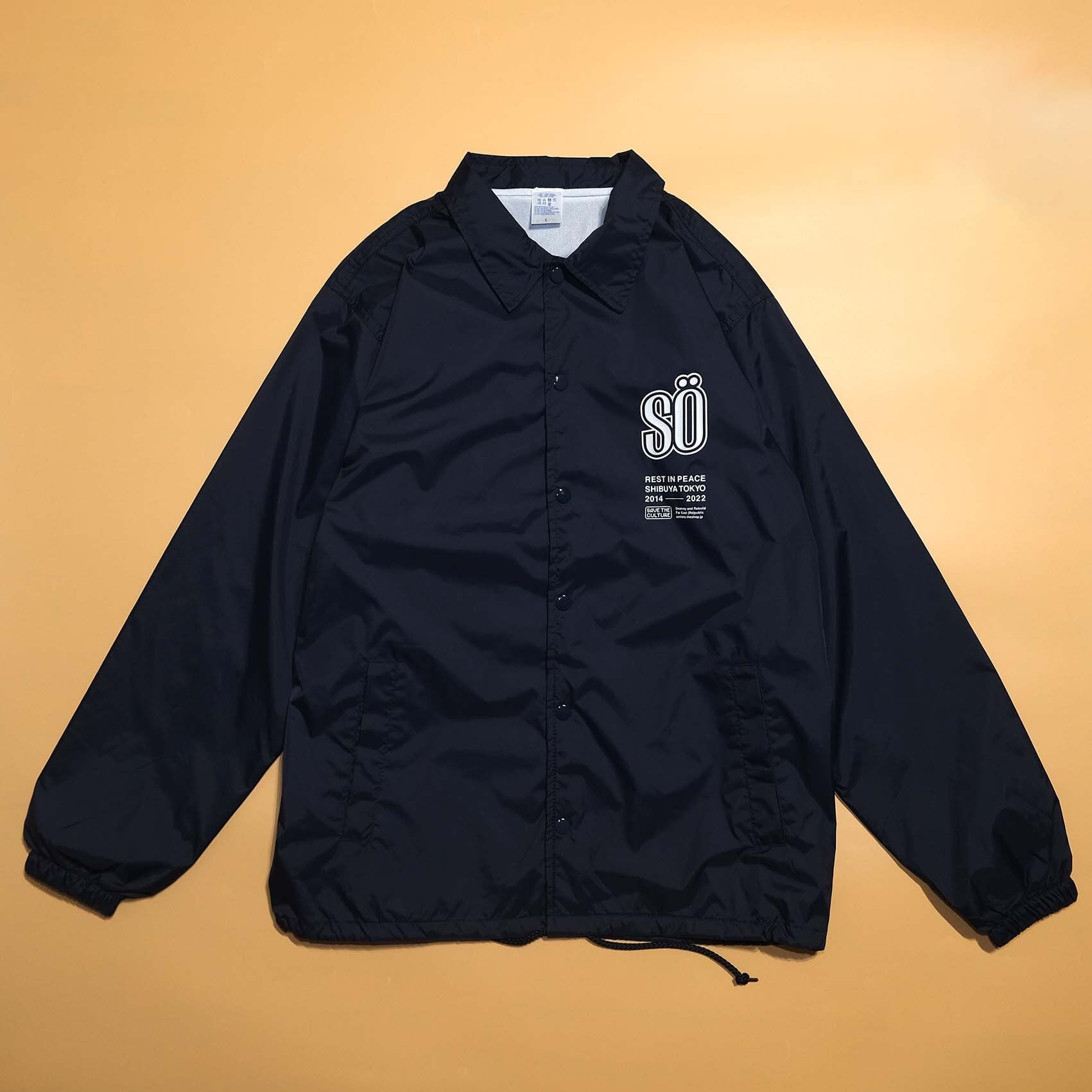 SAVE THE CULTURE (BOX) Coach JKT【ナイロンコーチジャケット
