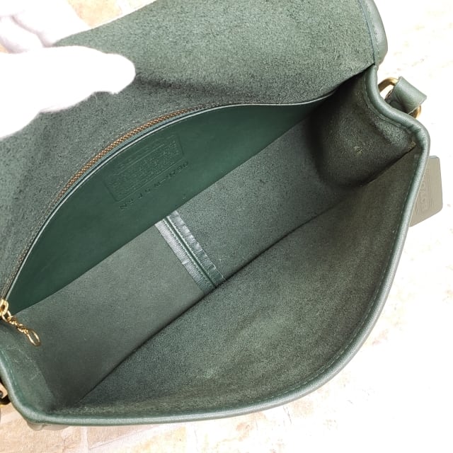 オールドコーチ ☆ USA製 ターンロック レザー ショルダーバッグ