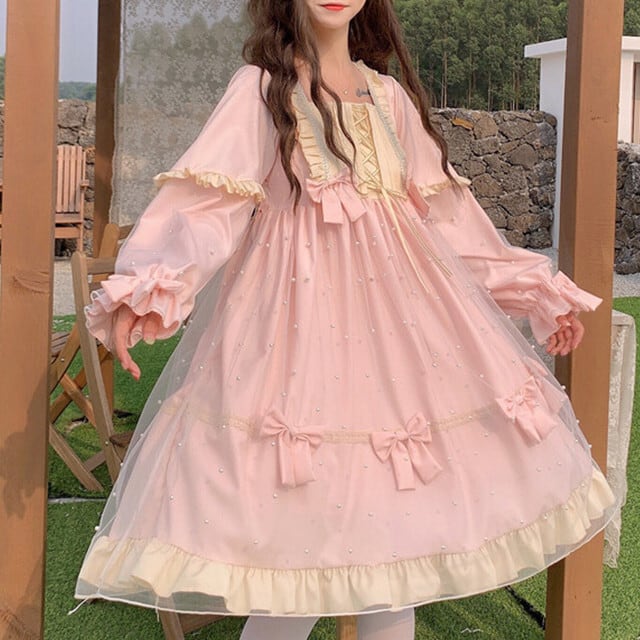 フリル ふんわり プリンセス お姫様 姫系 ロリータ 甘ロリ 甘め