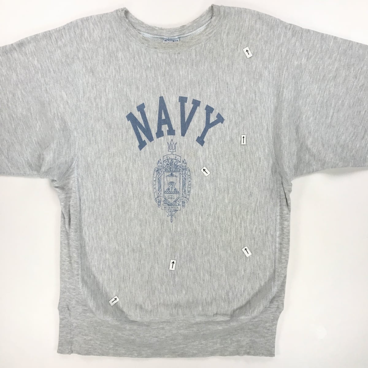 CHAMPION チャンピオン 90年代 刺繍 タグ リバースウィーブ NAVY 海軍