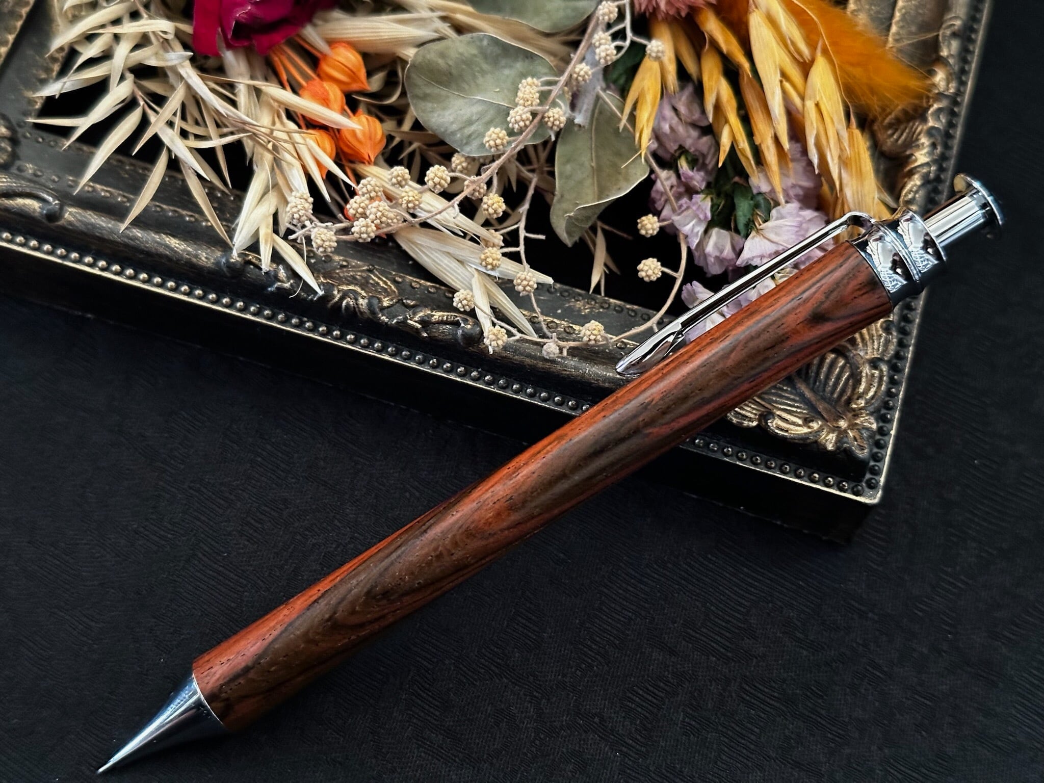 ブラジリアンローズウッド/木軸シャープペン(オリジナル金具） | Flamberg