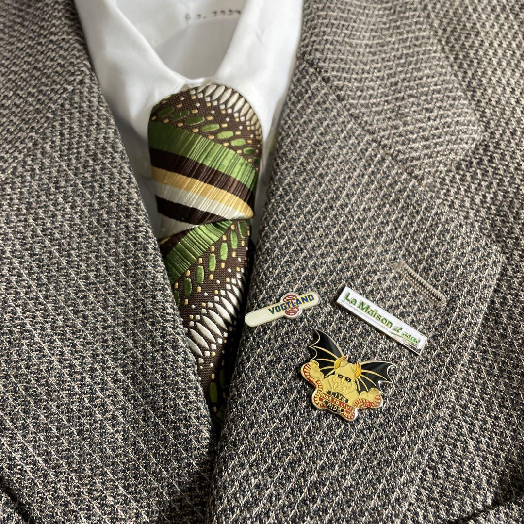 90s vintage レトロセットアップ スーツ ピンズ No.196成人式 90s