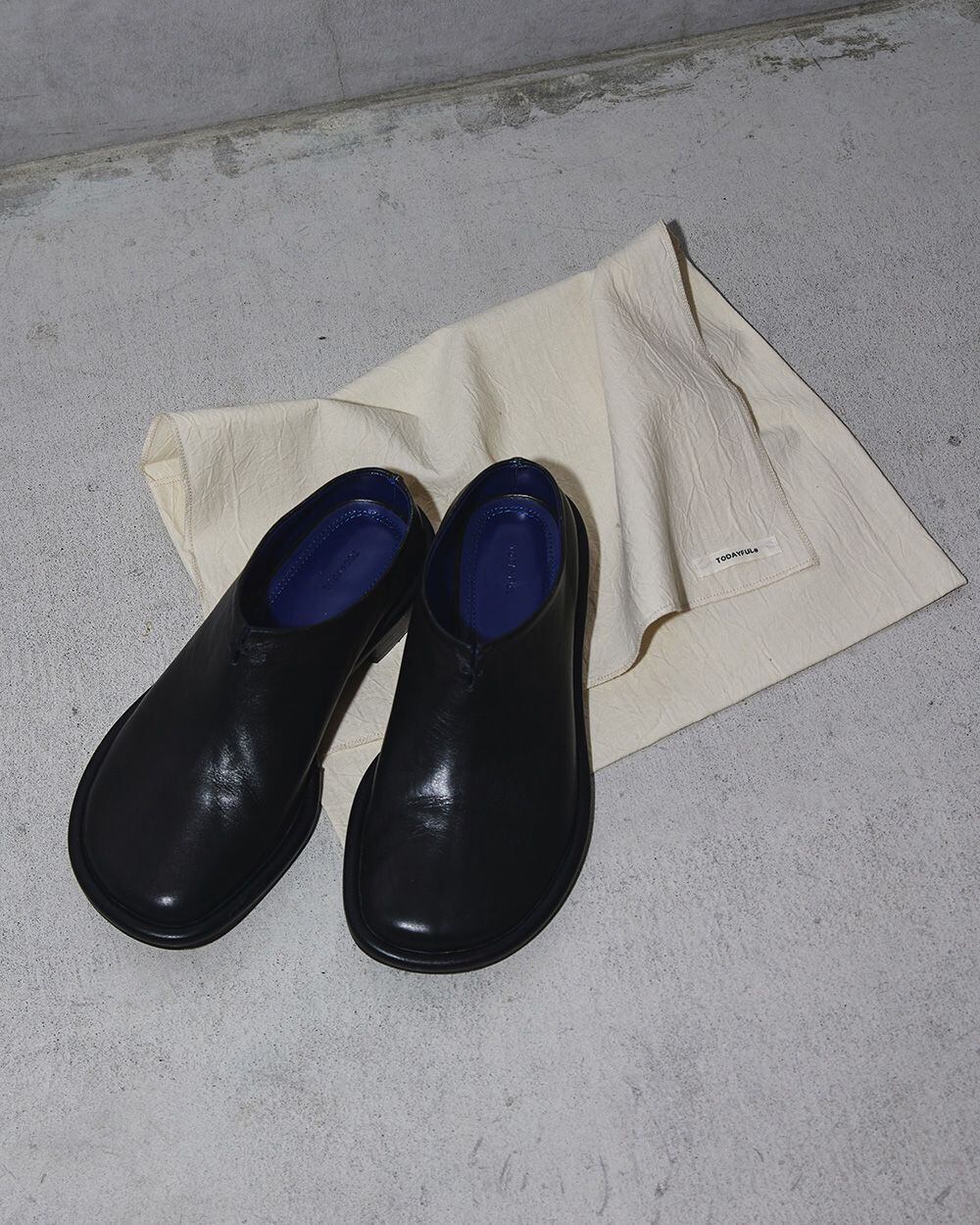 TODAYFUL(トゥデイフル) Slide Leather Shoes | サウスオレンジ