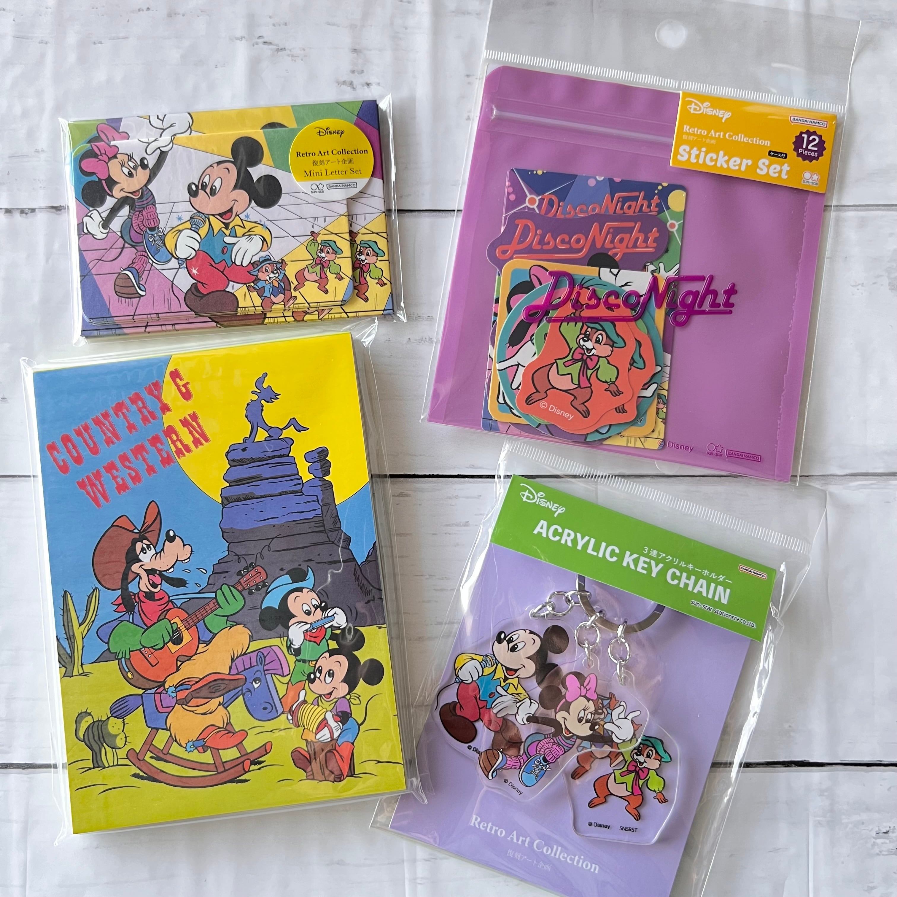 ディズニー レトロデザイン メモ ミッキーフレンズ | amo．