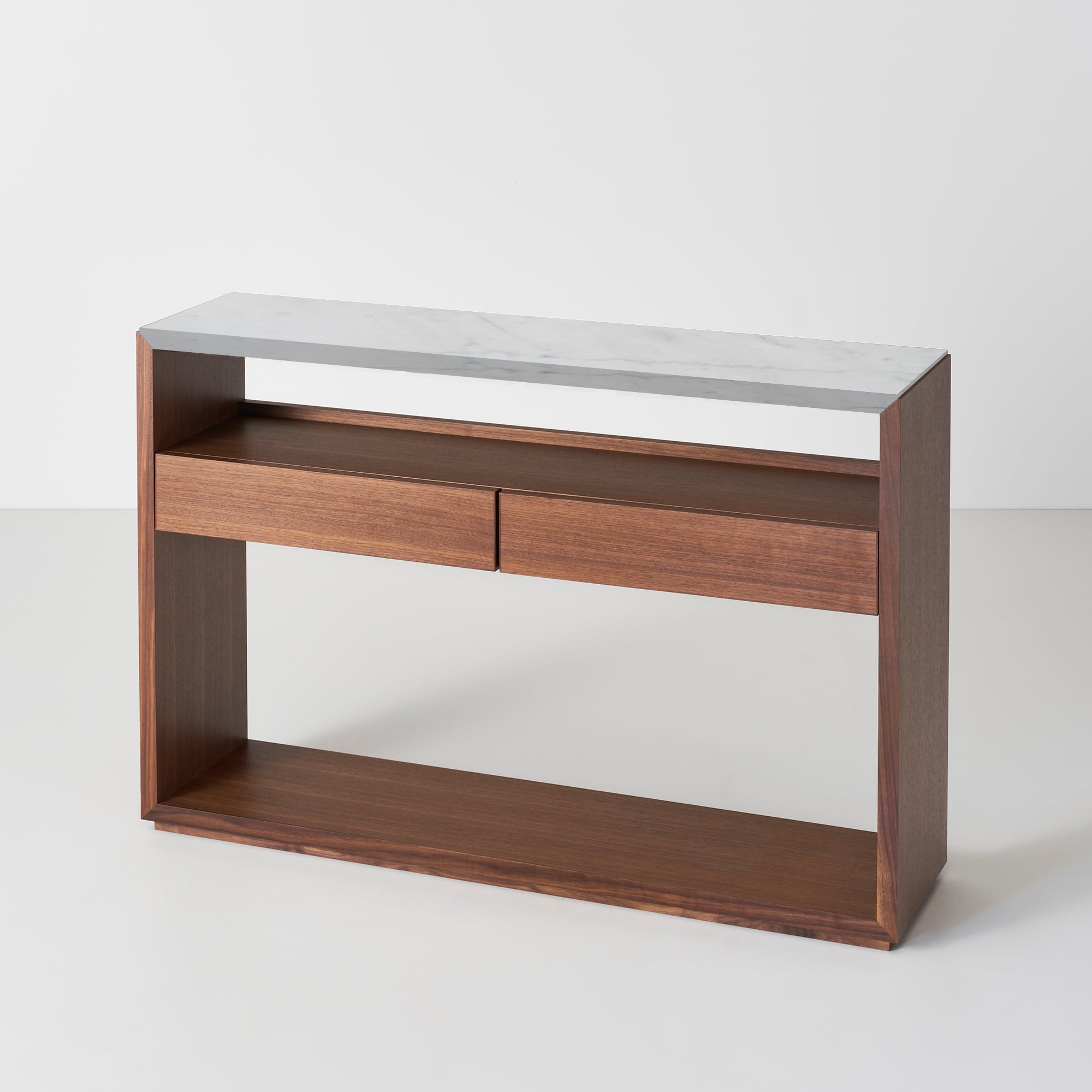 コンソールテーブル｜天然大理石天板 幅1200 ｜UB-03B | Hagiwara Design