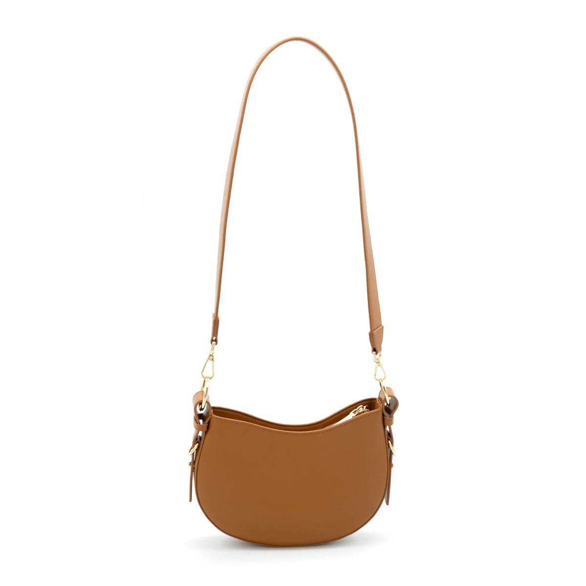 エックスニヒロ(X NIHILO) モダンなサドルレザークロスボディバッグ