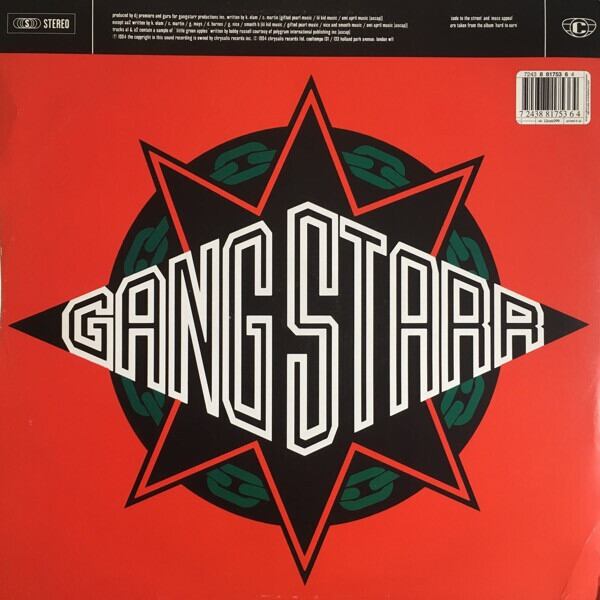 Gang Starr - Code Of The Streets EP | レコードライク 中古レコード
