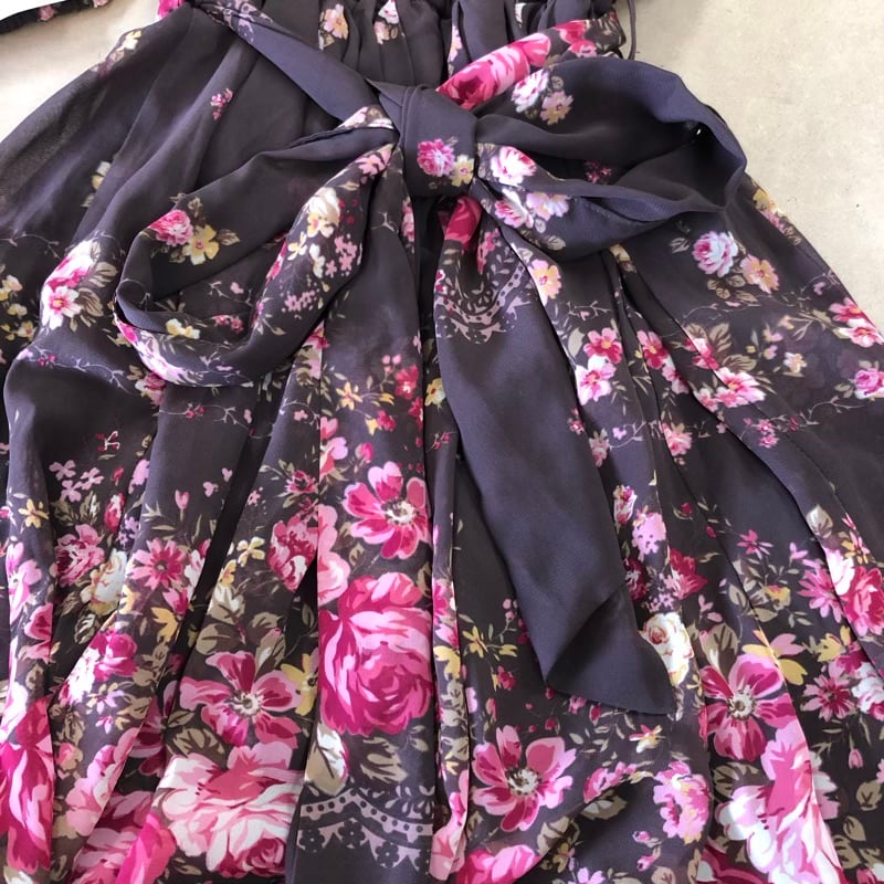 リズリサ LIZ LISA 10th ANNIVERSARY チュニック 花柄 シャーリング