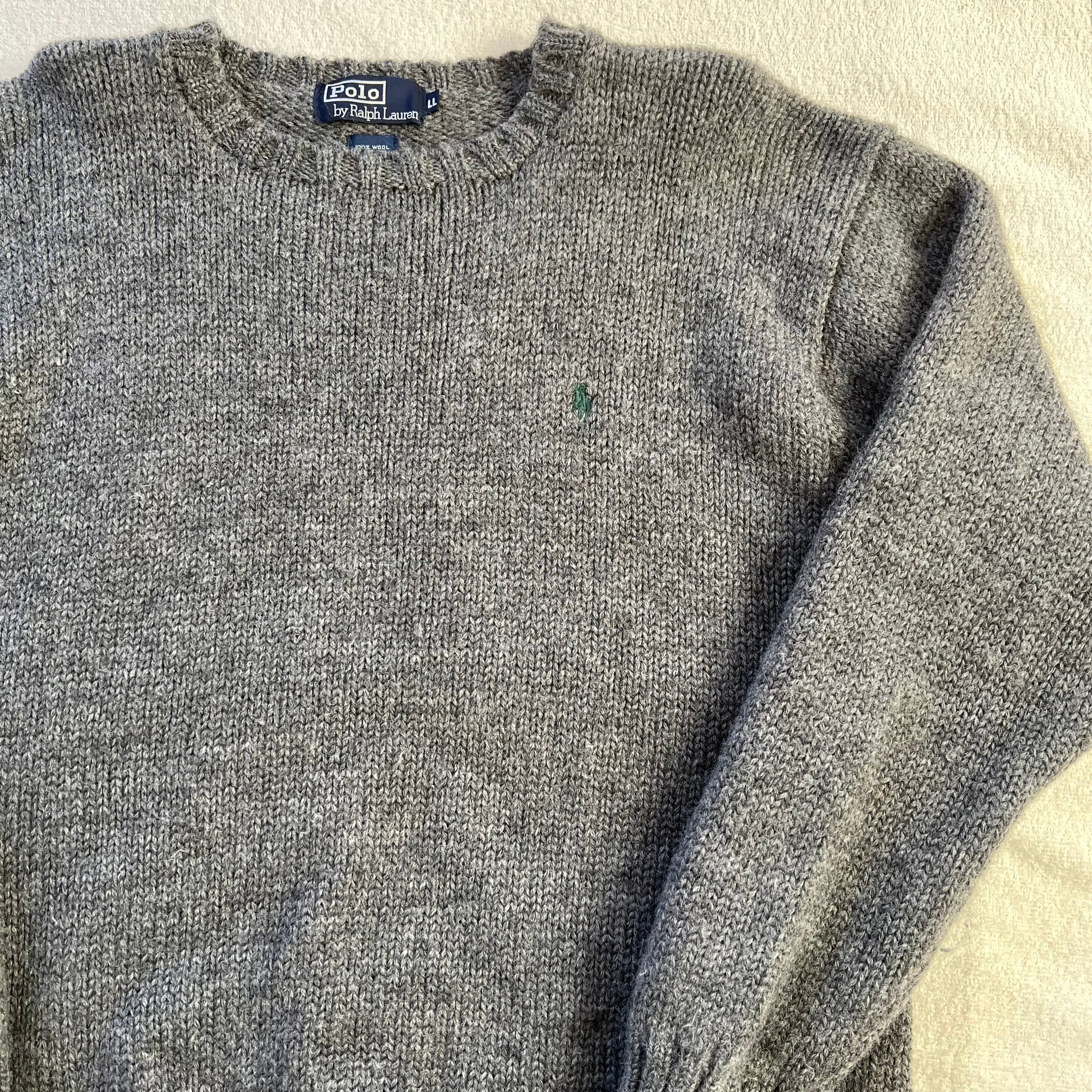 Ralph Lauren ラルフローレン ウール ローゲージ ニット セーター L