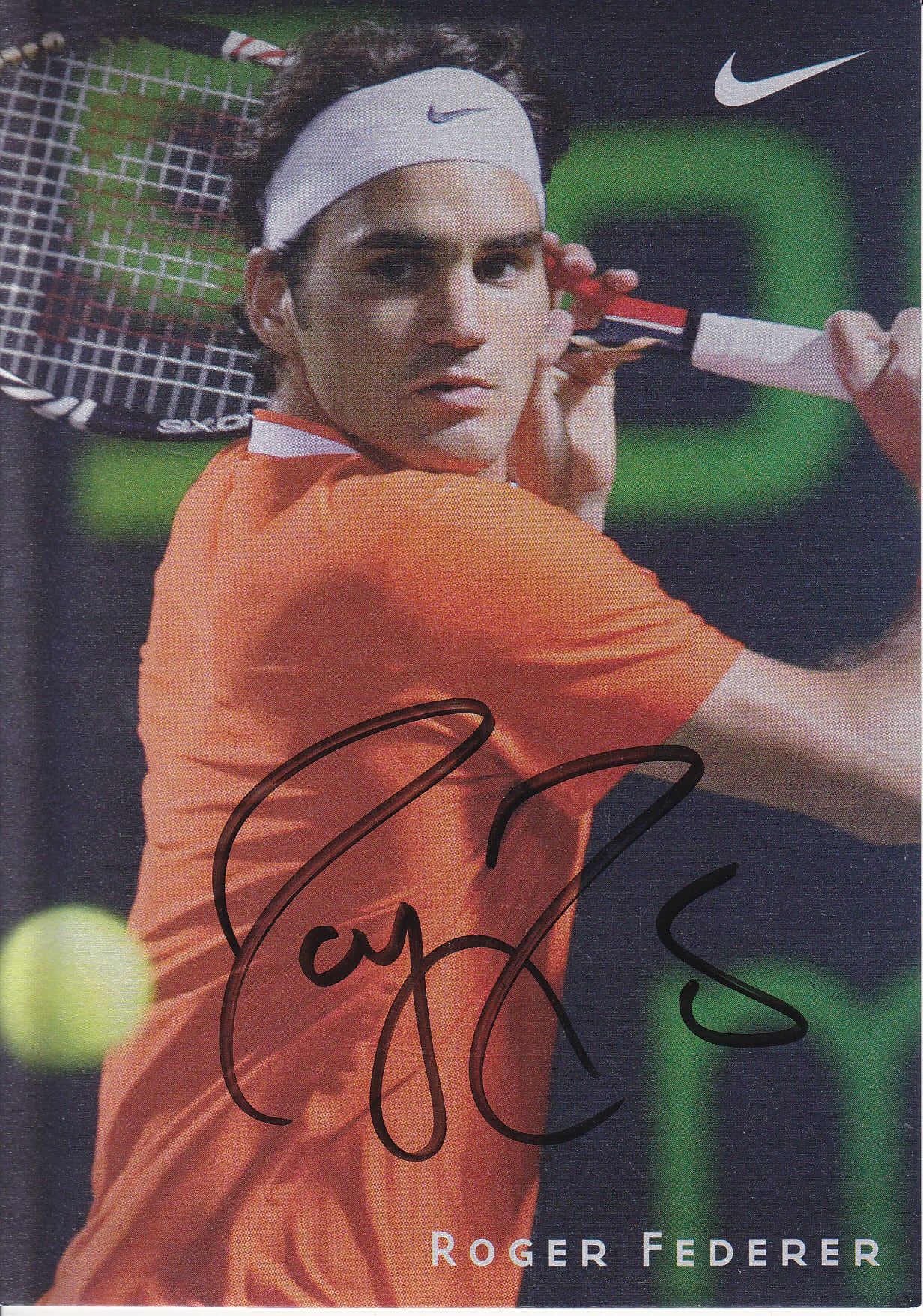 ☆NIKE フェデラー直筆サイン入り、2010ファンカード#004 | リバティクロス