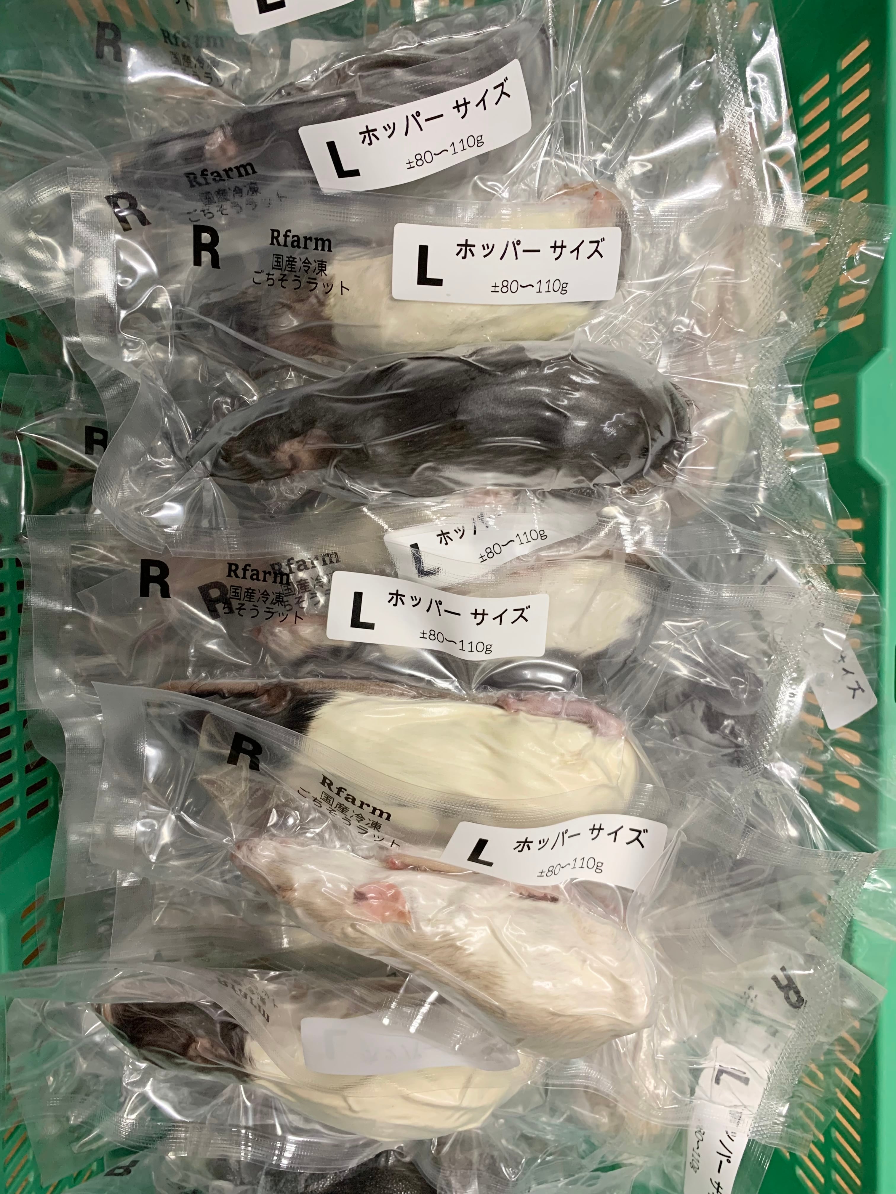 冷凍ラットアダルトM [±150-200g] | 国産冷凍ラットRfarm・アール