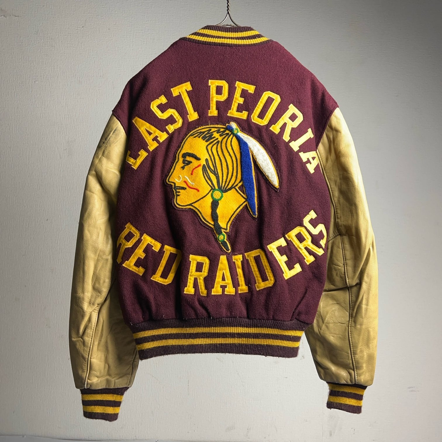 1980's EAST PEORIA RED RAIDERS AWARD JACKET 80年代 スタジャン