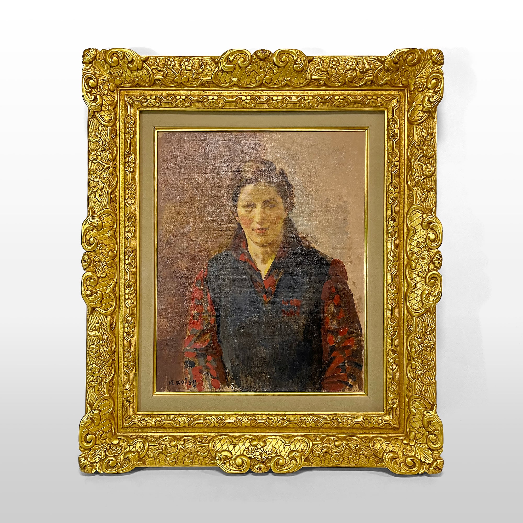 婦人像」 小磯 良平 | 賢祥堂美術 本店-WEBSHOP