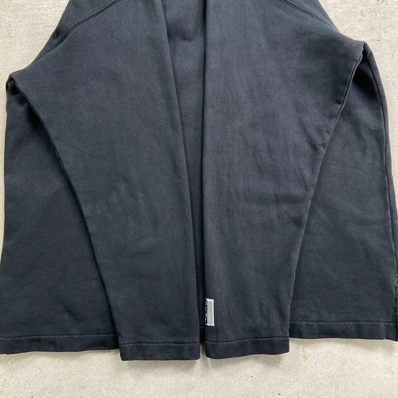 90年代 DKNY ダナキャランニューヨーク ワンポイントロゴ ハーフジップ