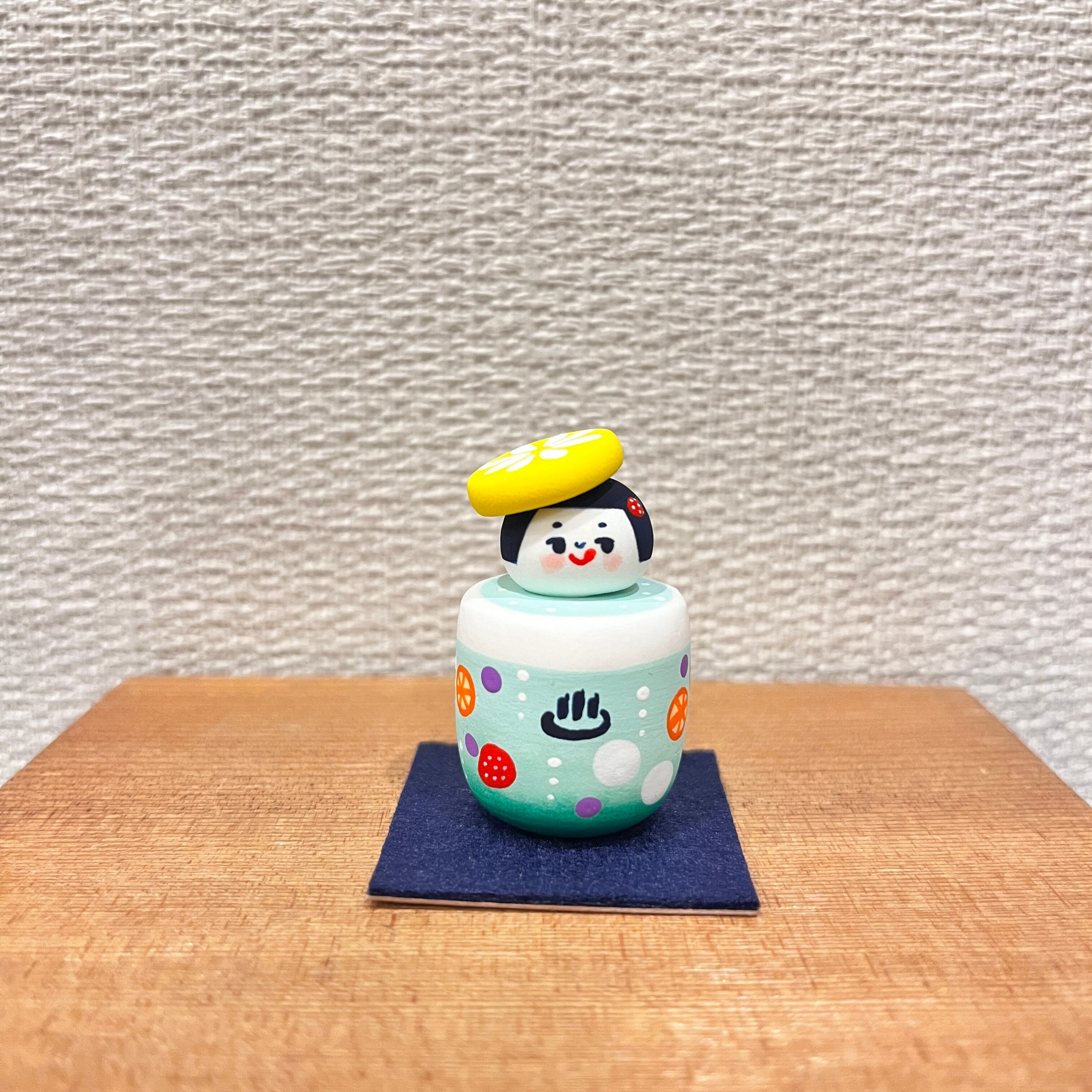 ソーダ飲みこけし No.22 （marucorochan 東北 宮城 山形 蔵王 温泉